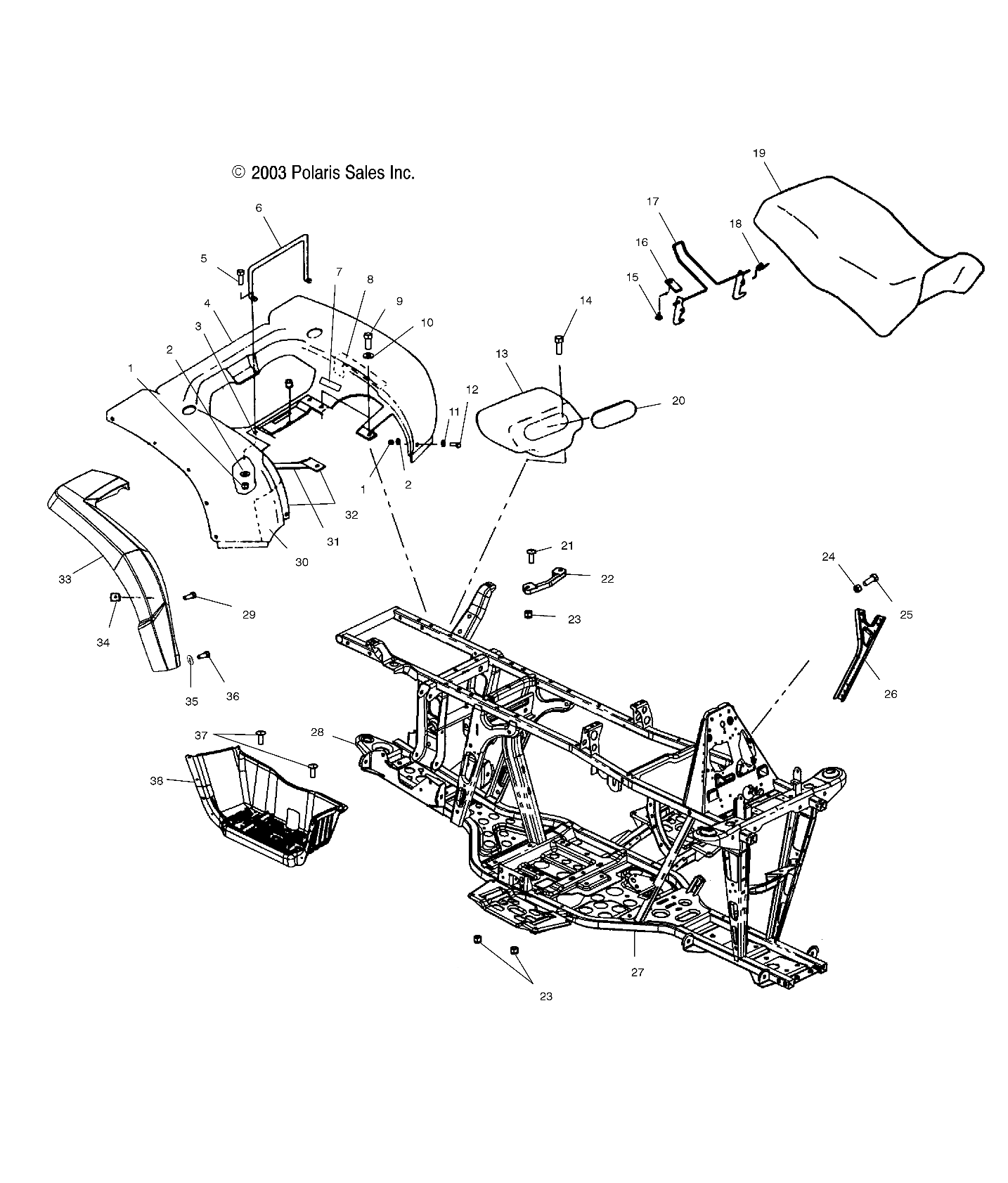 Part Number : 1014461-067 MAIN FRAME BLK