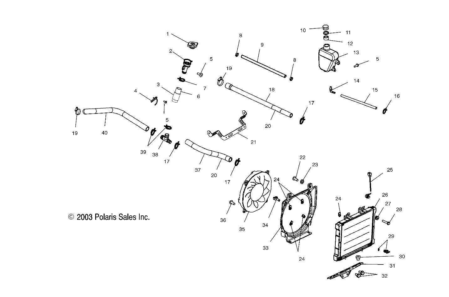 Part Number : 5435196 FILLER-NECK REMOTE COOLANT 2FI