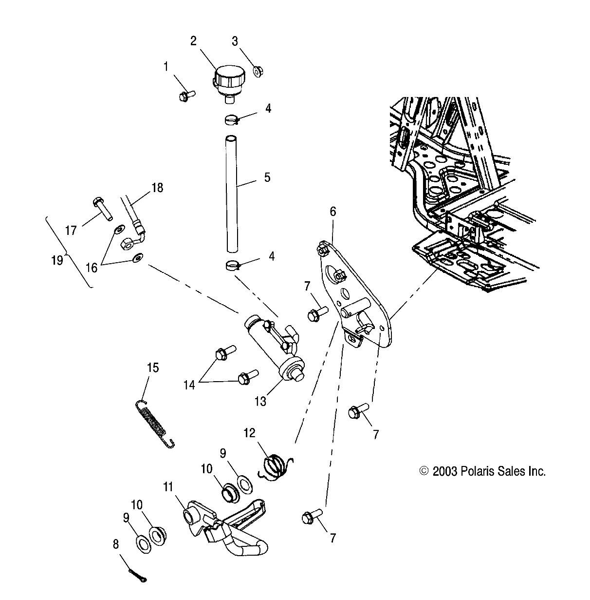 Part Number : 1910766 BRAKE LINE  REAR