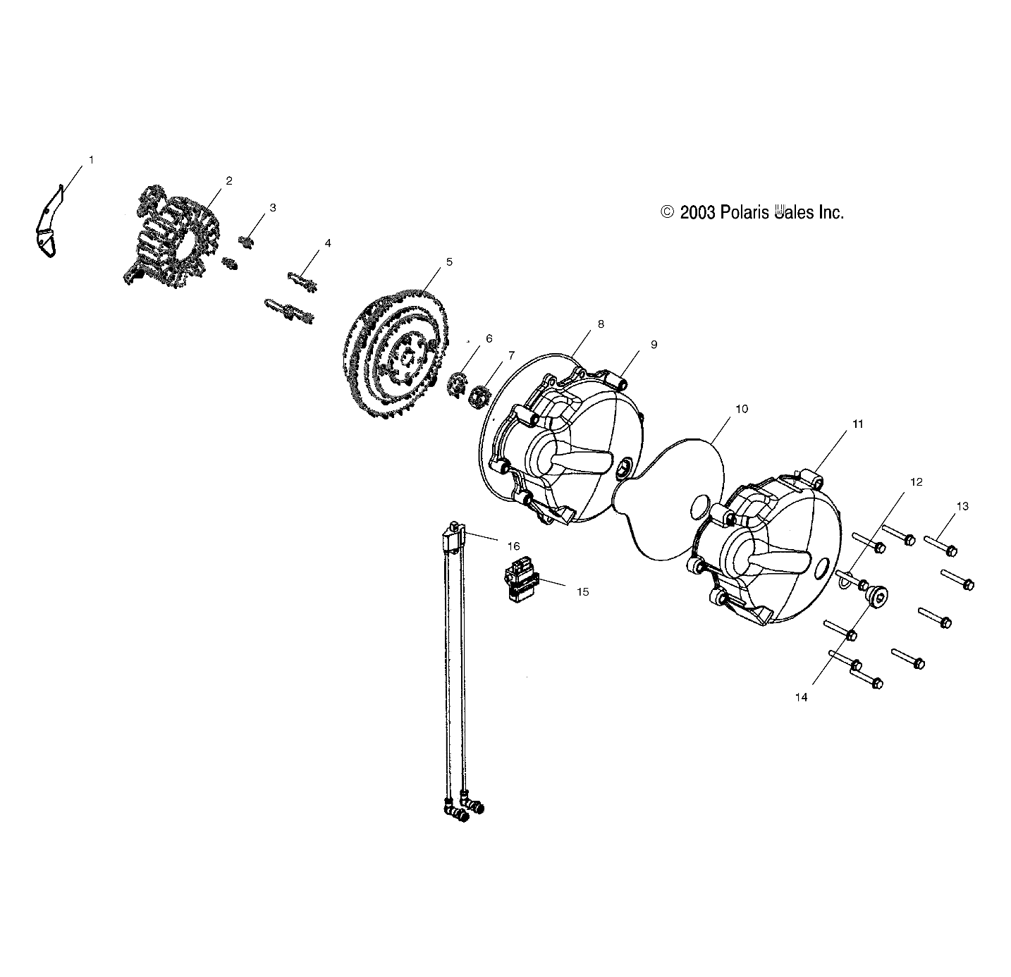 Part Number : 5435099 COVER-STATOR OUTER