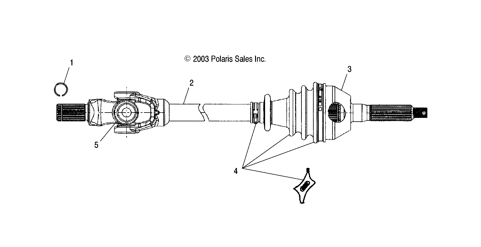 Part Number : 1380222 DRIVESHAFT