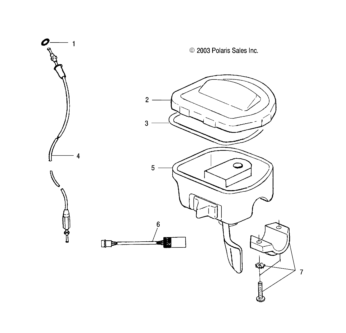 Part Number : 2876612 THROTTLE HEATER THUMB WARMER