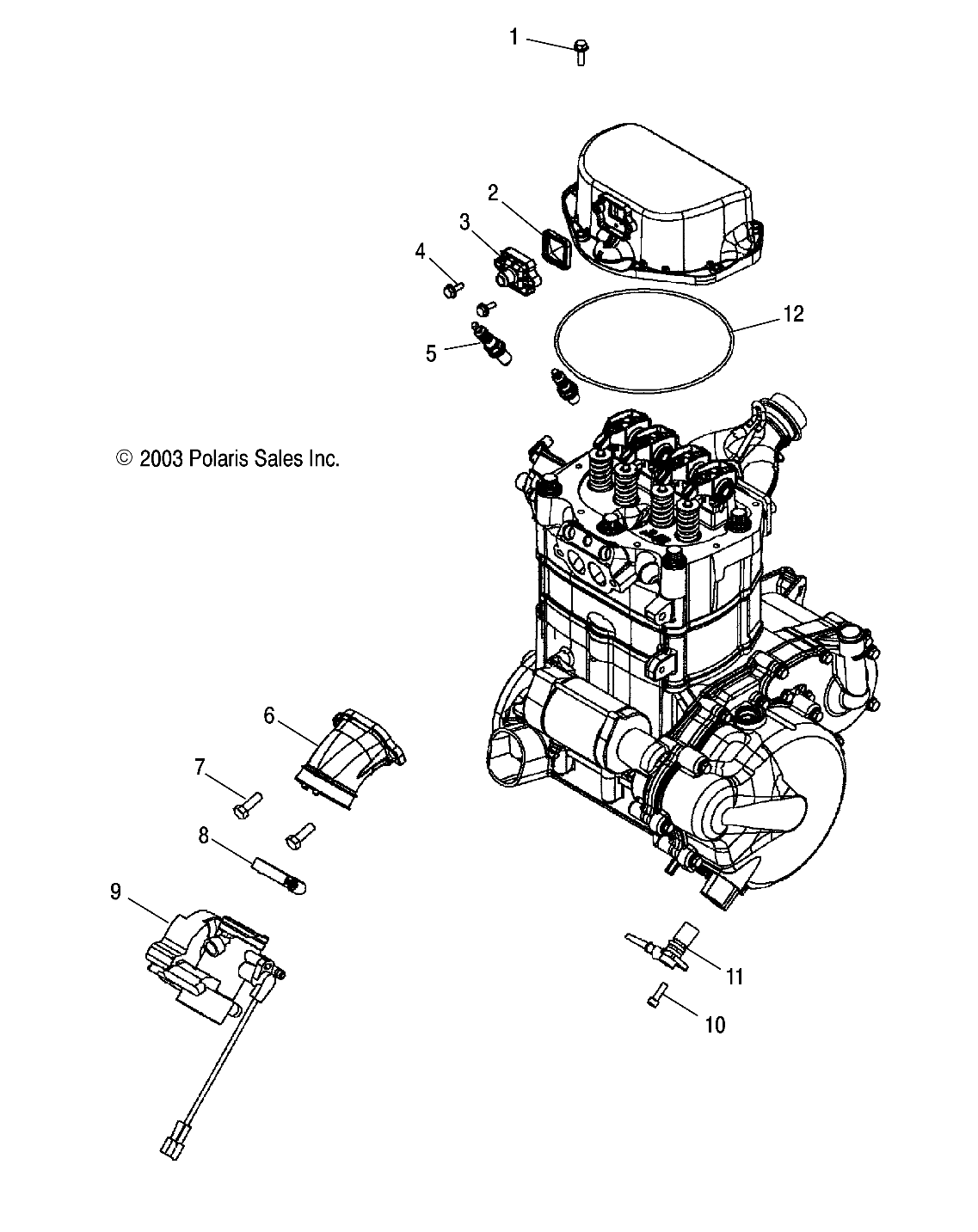 Part Number : 1253527 THROTTLE BODY ADAPTER