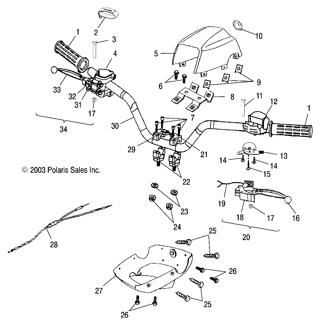 Part Number : 0453359 SWITCH ASSEMBLY  LEFT