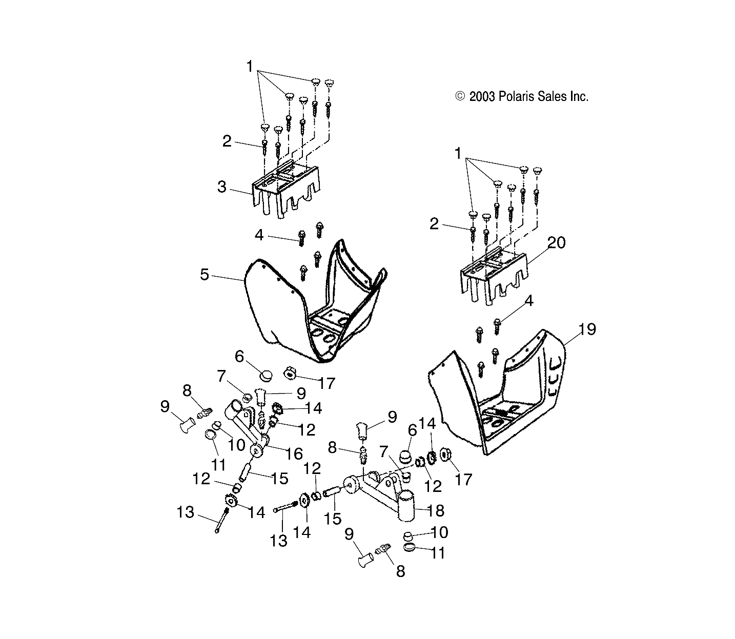 Part Number : 0451811 COVER-SUSPENSION ARM