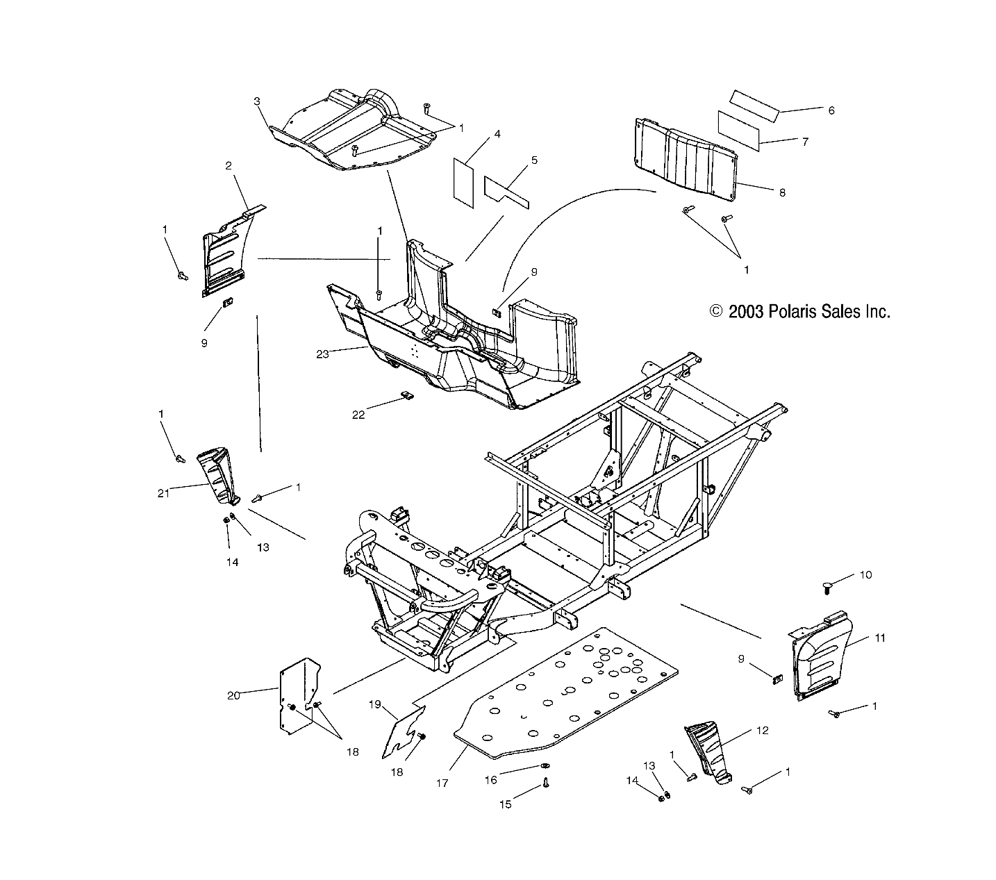 Part Number : 5434807 PANEL-WHEEL WELL LH