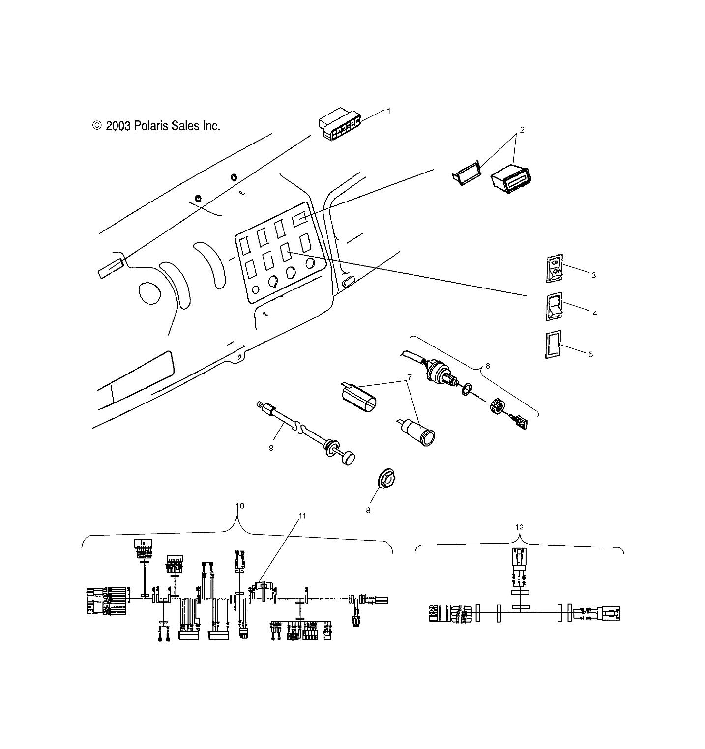 Part Number : 4010601 AWD SWITCH   SERIES 10