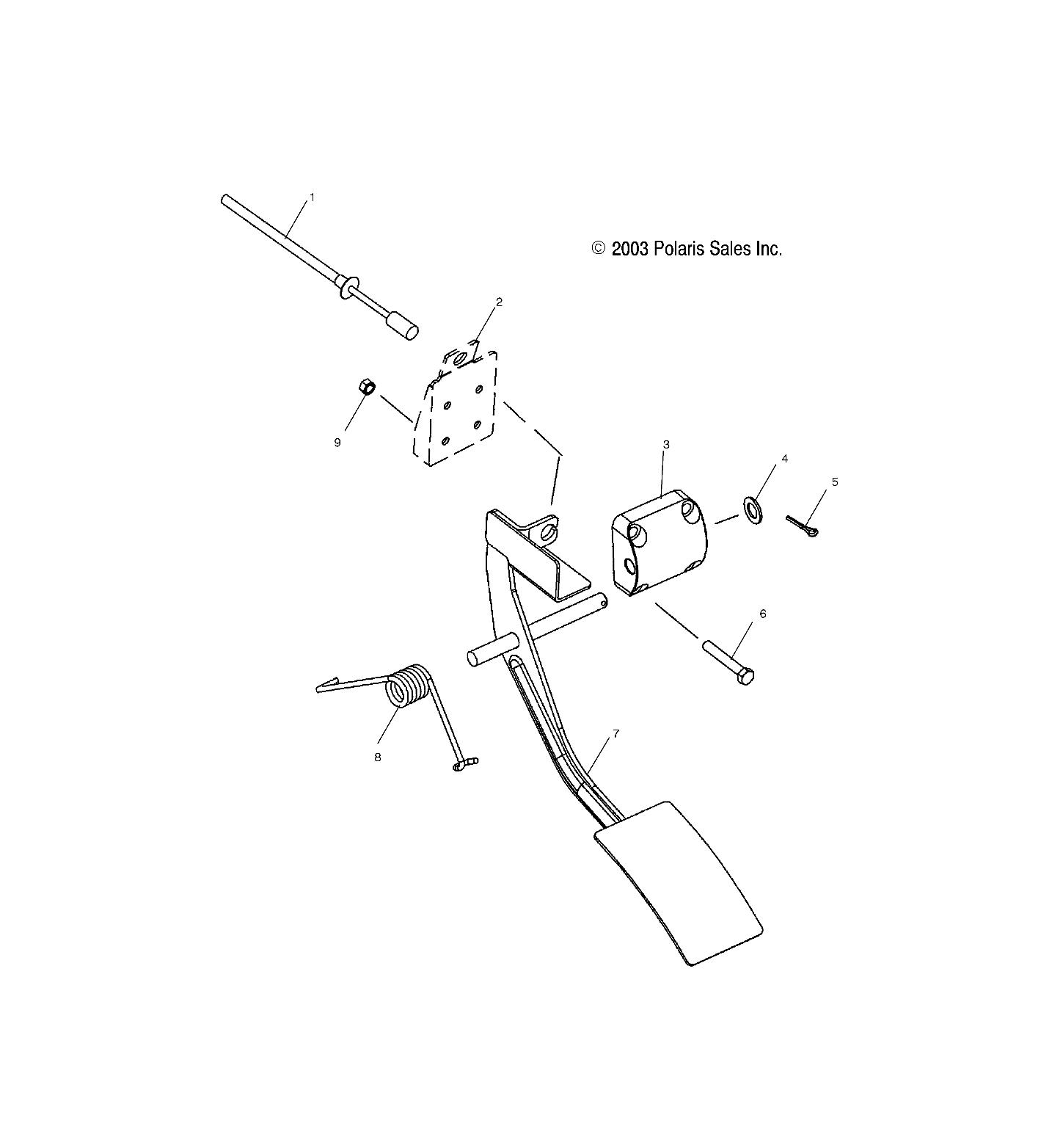 Part Number : 7080938 THROTTLE CABLE  RGR/PPS