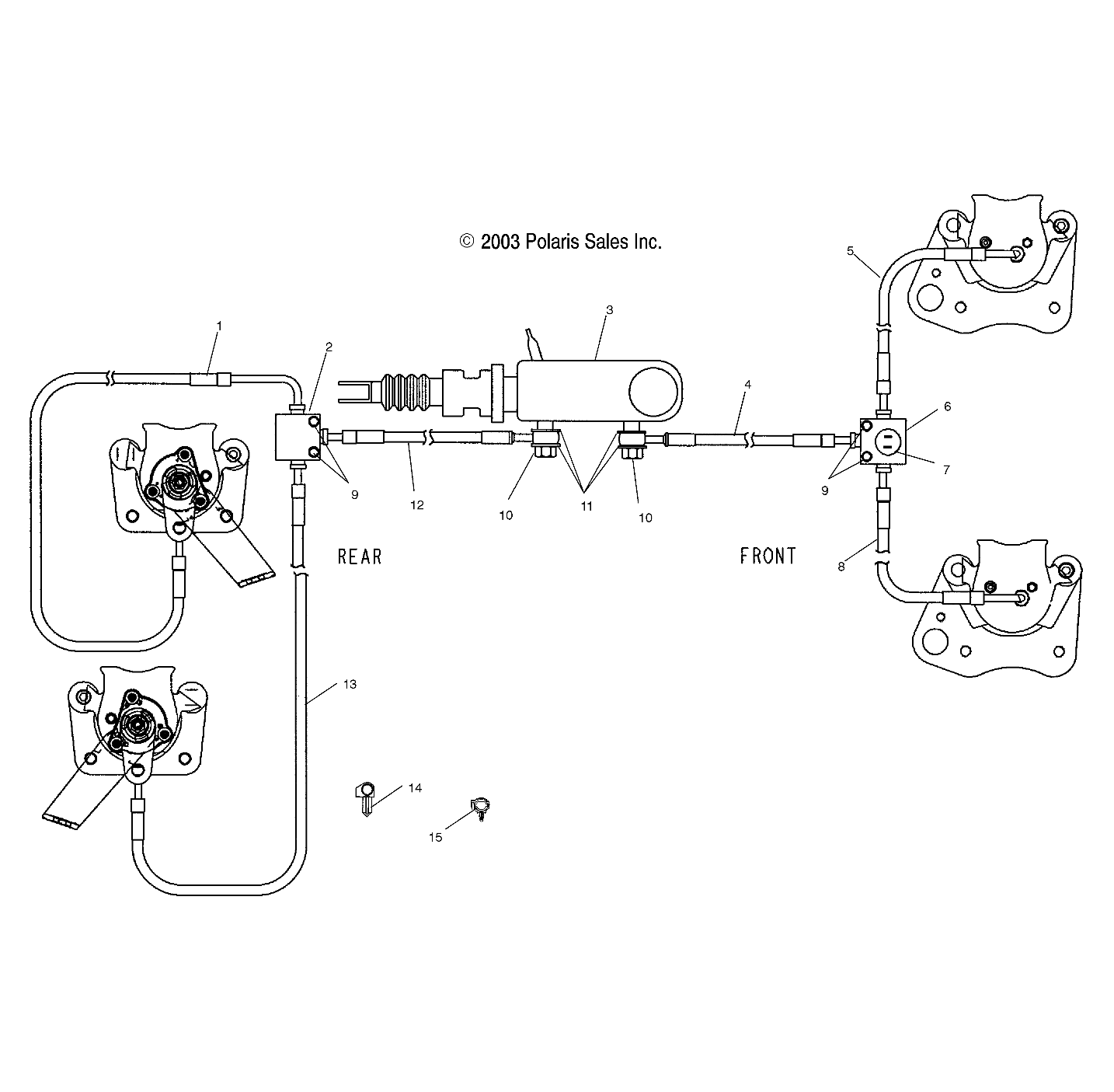 Part Number : 7052316 BRAKE CROSS FITTING