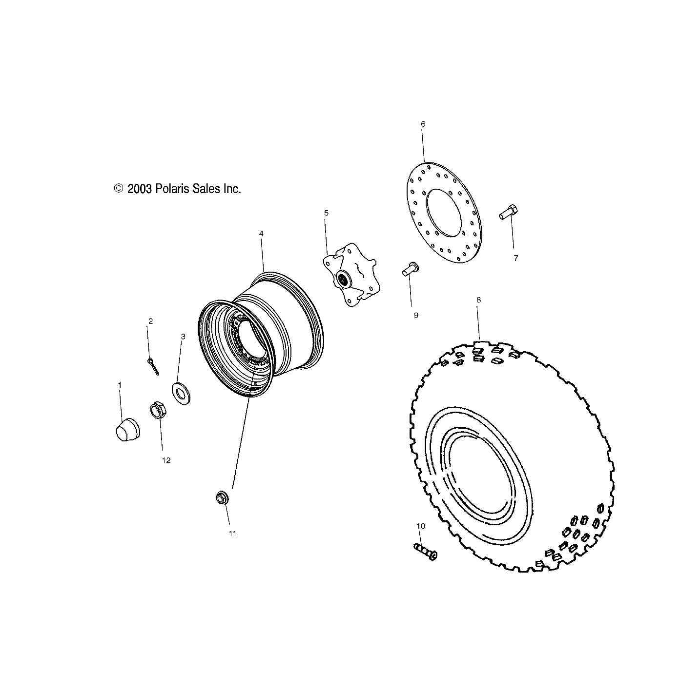 Part Number : 1520695-455 WELD-RIM RR 12X8.0 N.B.U.SUB.