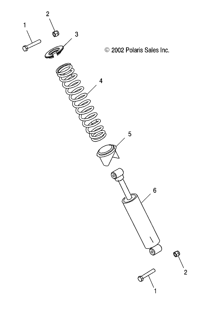 Part Number : 7041956 SHOCK  REAR  RIGHT