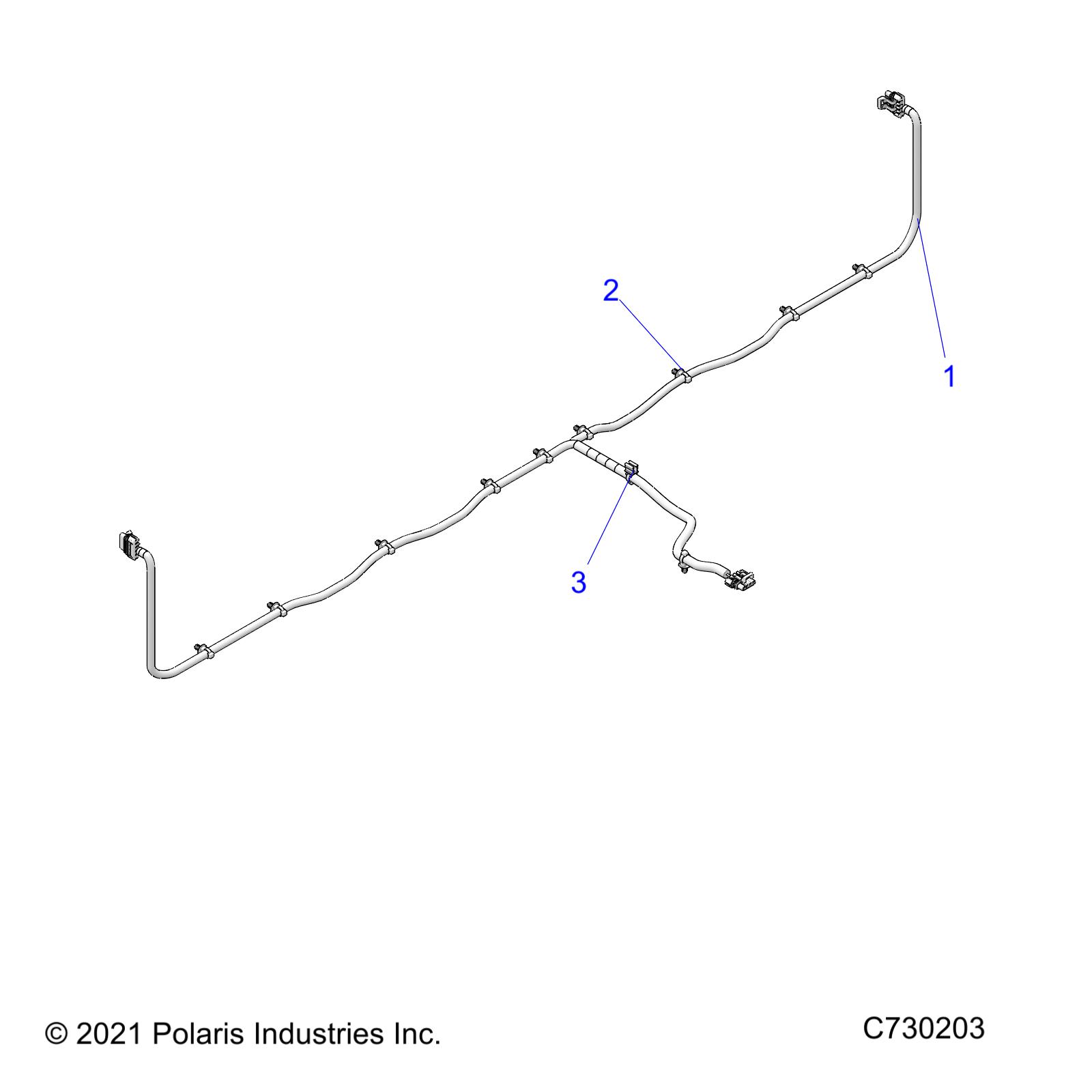 Foto diagrama Polaris que contem a peça 2416035