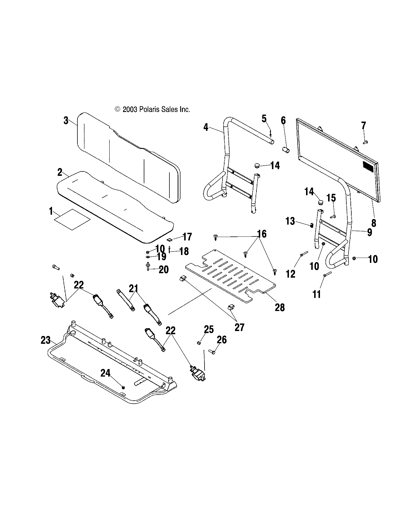 Part Number : 5812572 GUARD-TRANSMISSION TOP