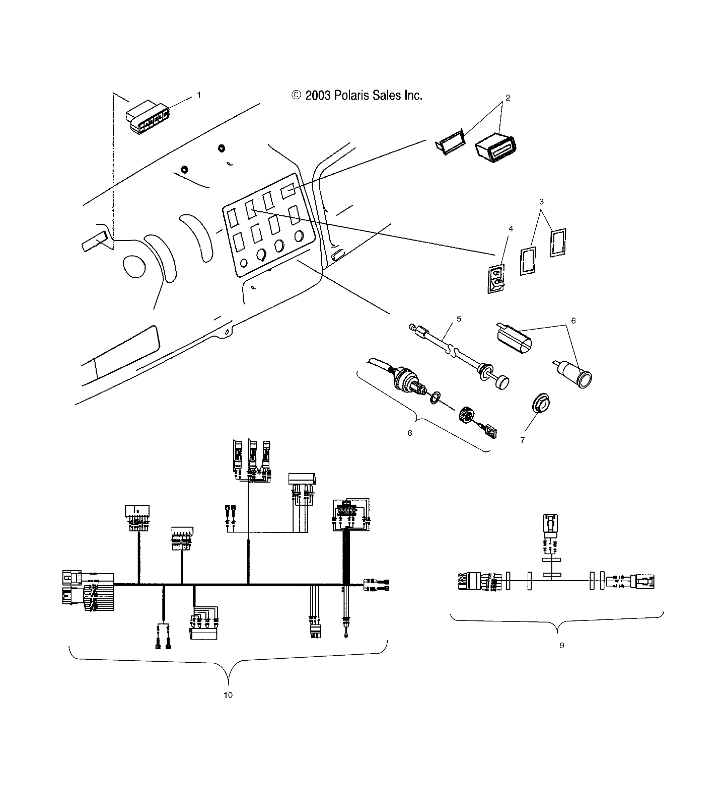 Part Number : 4014082 CLIP-HOURMETER  RECTNGLR