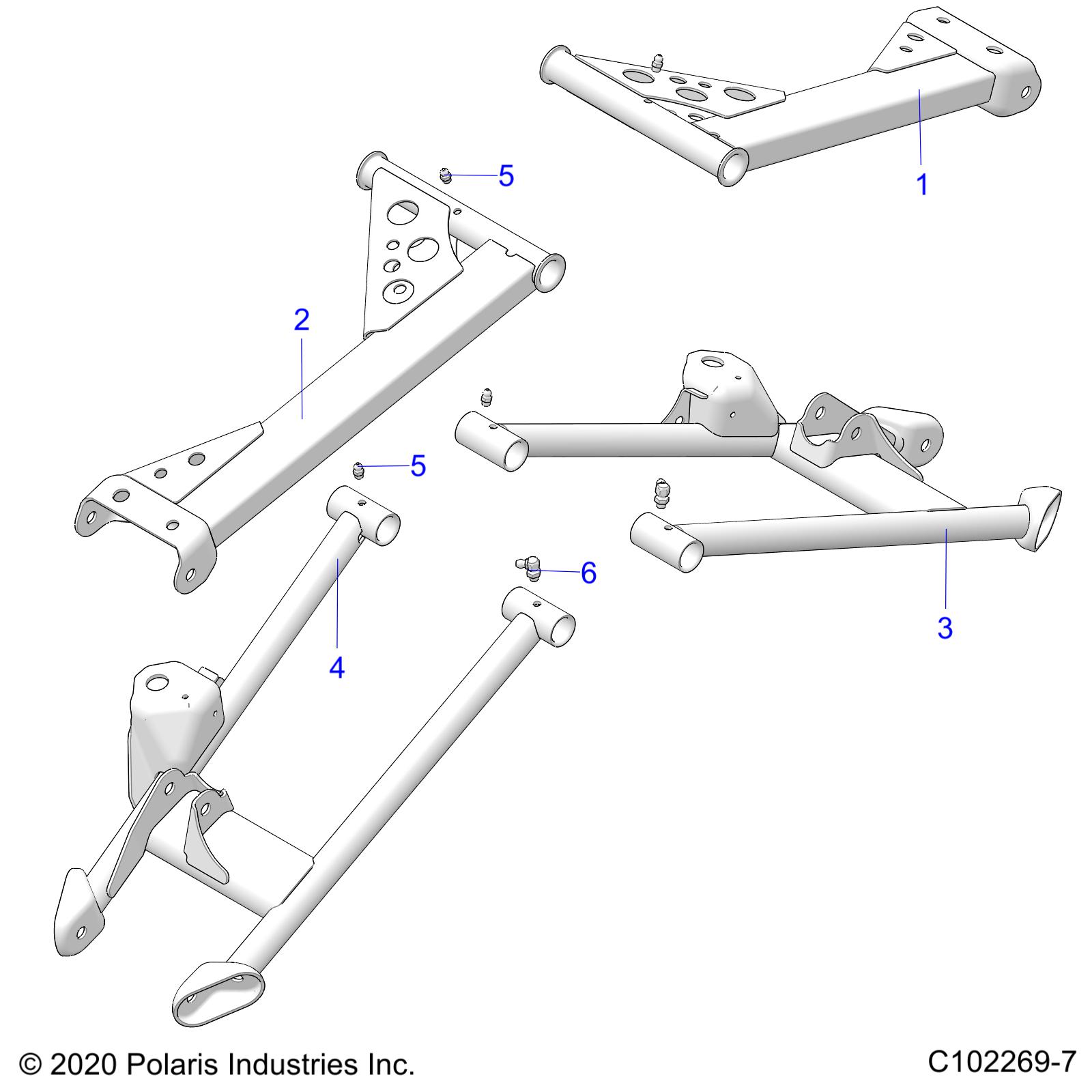 Part Number : 1017217-293 CONTROL ARM WELD REAR UPR RIGH