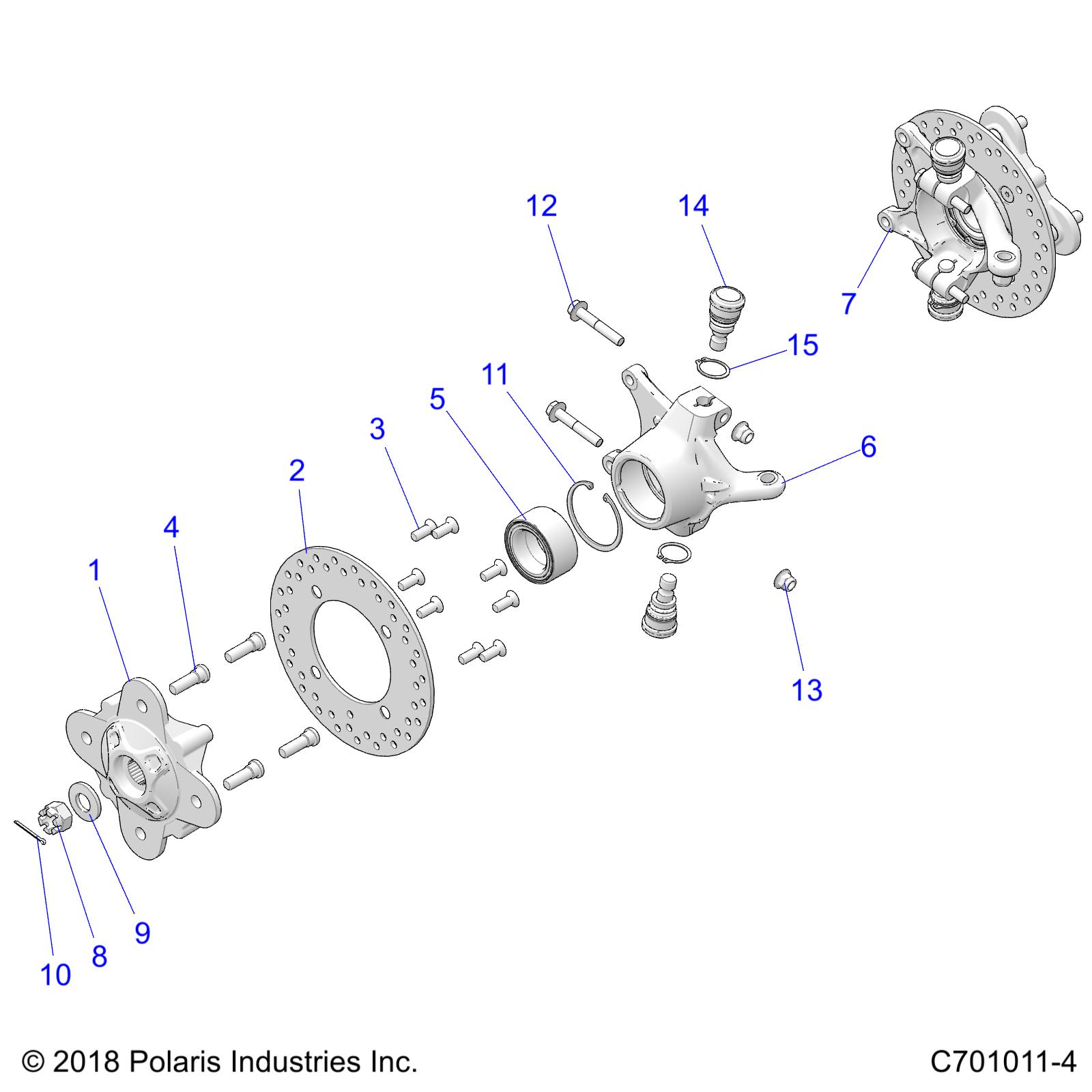 Part Number : 5142571 WHEEL CARRIER BEARING  RIGHT