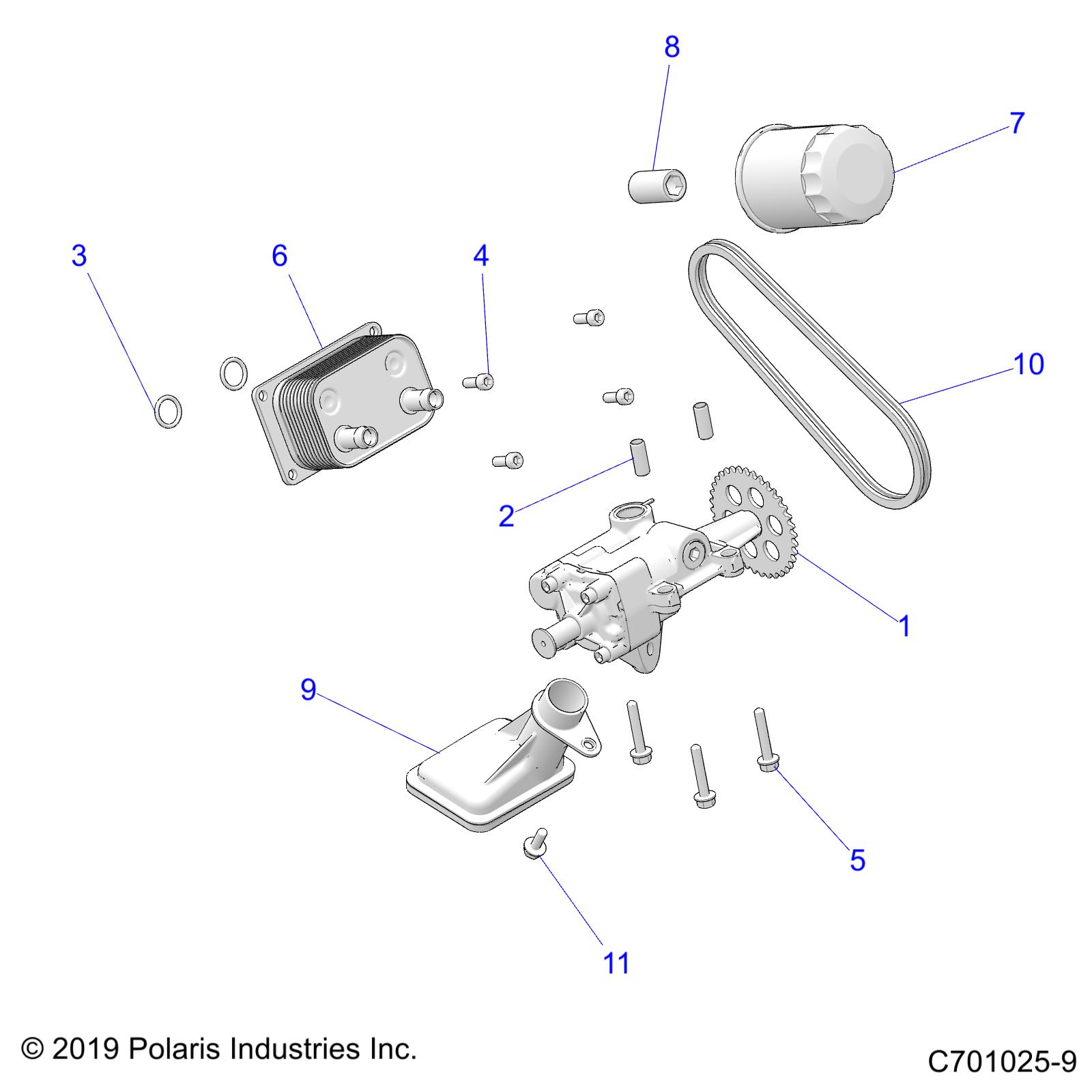 Part Number : 1240821 OIL TO WATER COOLER