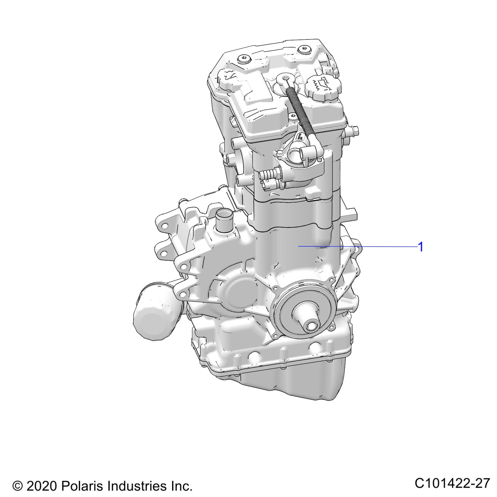 Part Number : 2208756 K-LONG BLOCK ATV 570