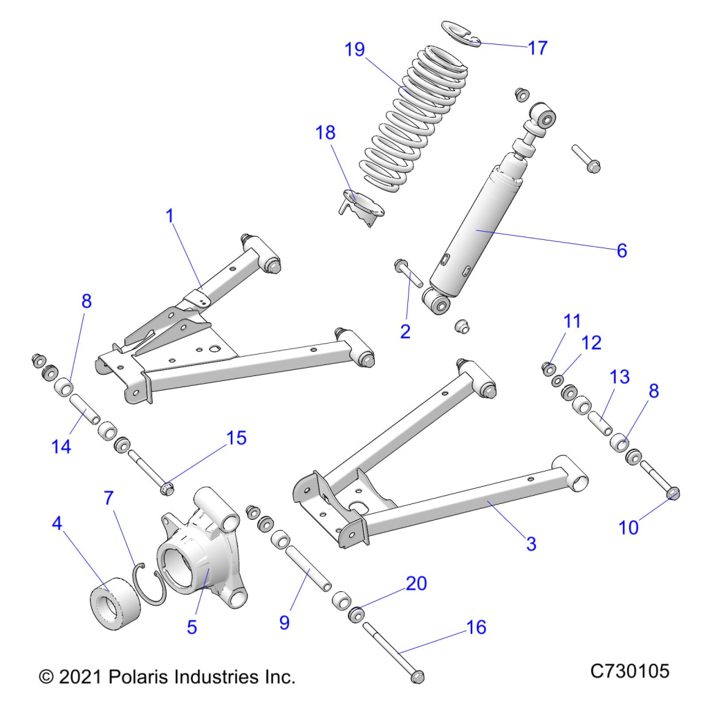 Part Number : 7045799-689 SPRING-REAR V.B