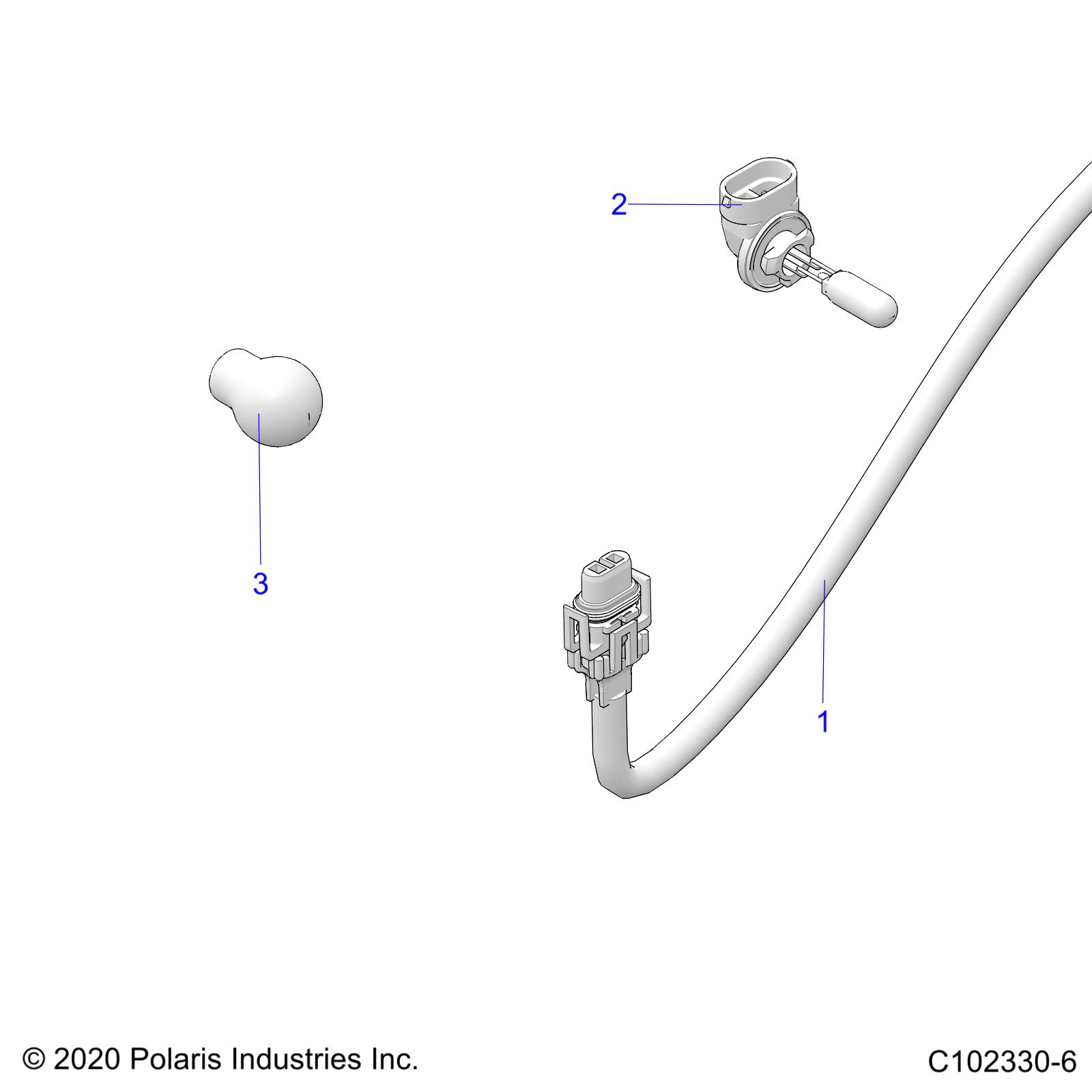 Foto diagrama Polaris que contem a peça 2204143