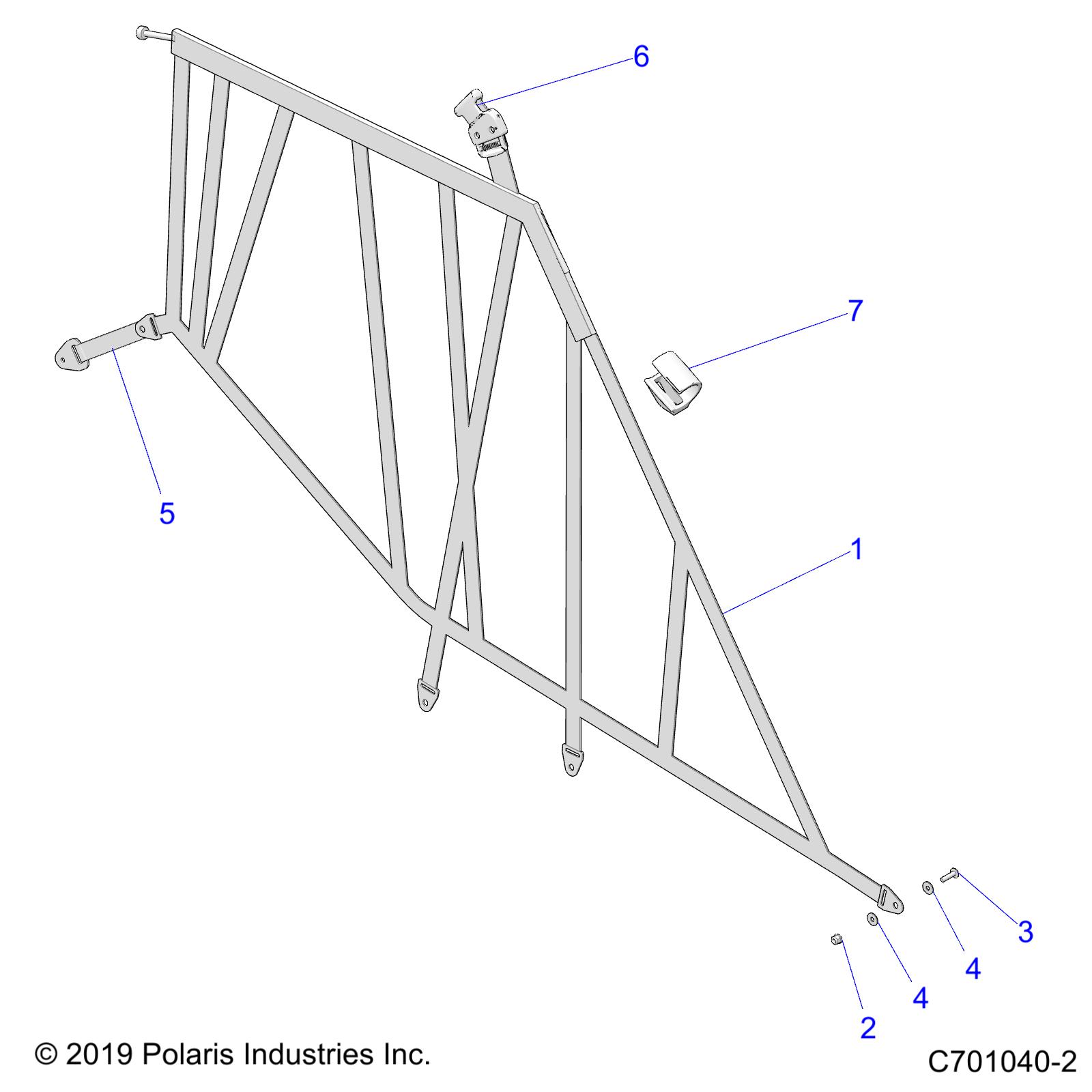 Foto diagrama Polaris que contem a peça 2685841