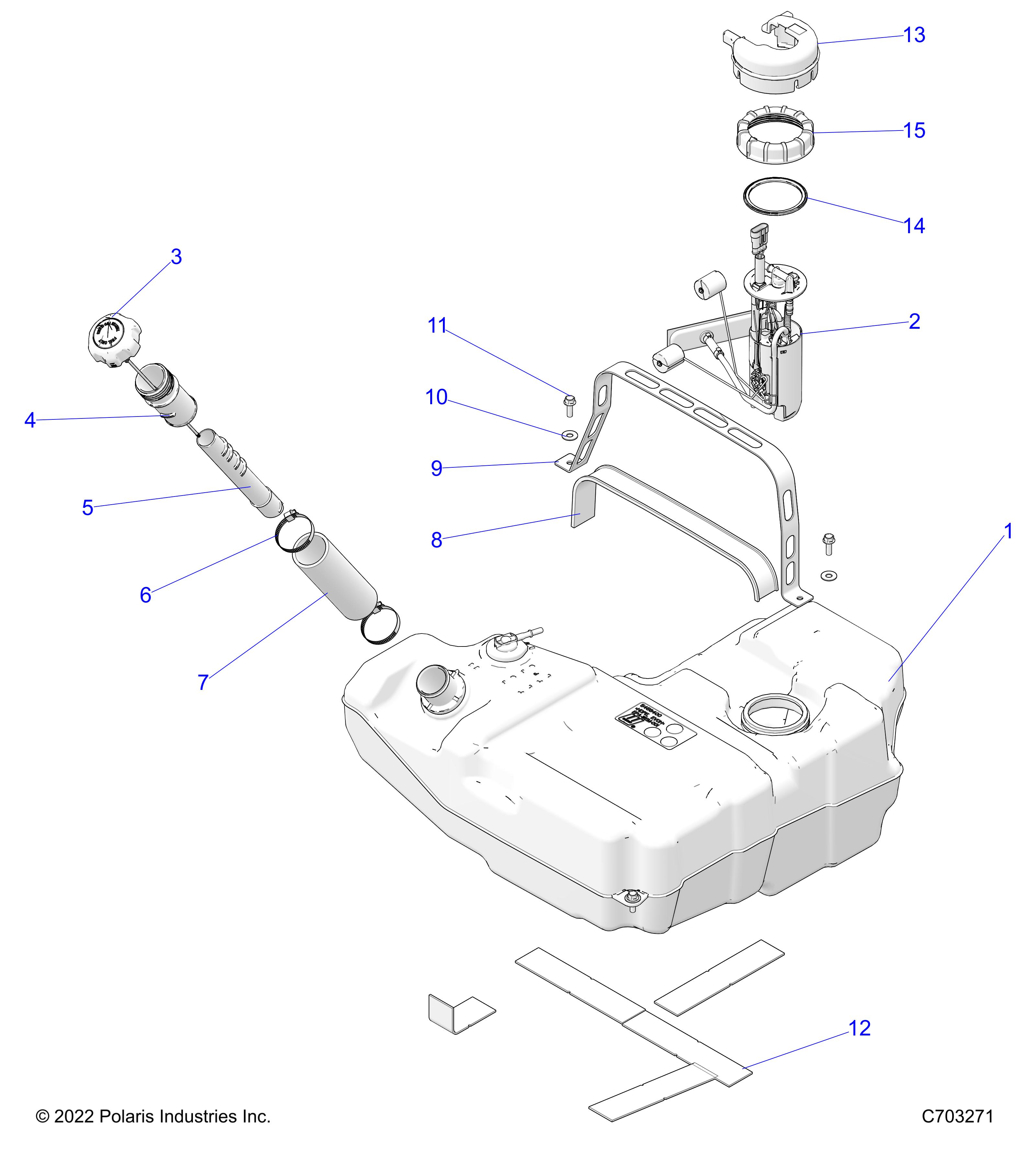 Part Number : 5268334-329 BRKT-STRAP FUEL TANK ECOAT