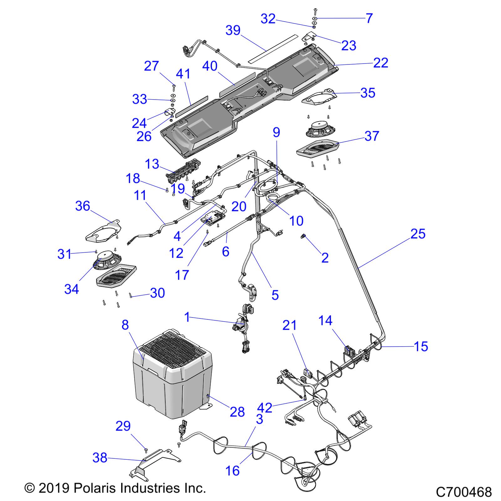 Part Number : 2414243 HRNS-ACCY RR POWER ZS