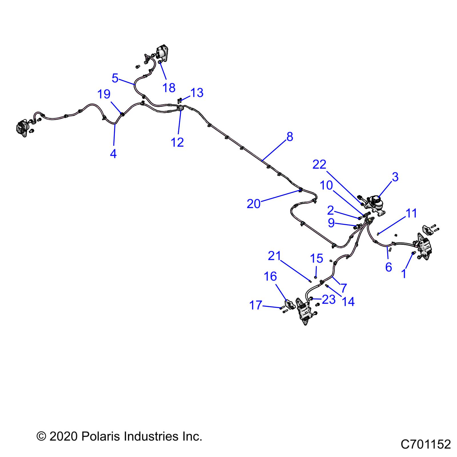 Foto diagrama Polaris que contem a peça 1913877