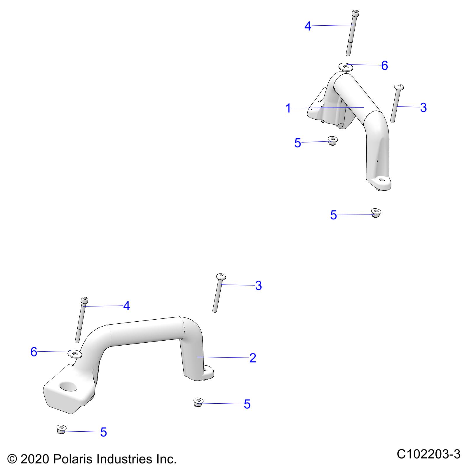 Part Number : 5453710-070 HANDGRIP-PASS TRC LH BLK