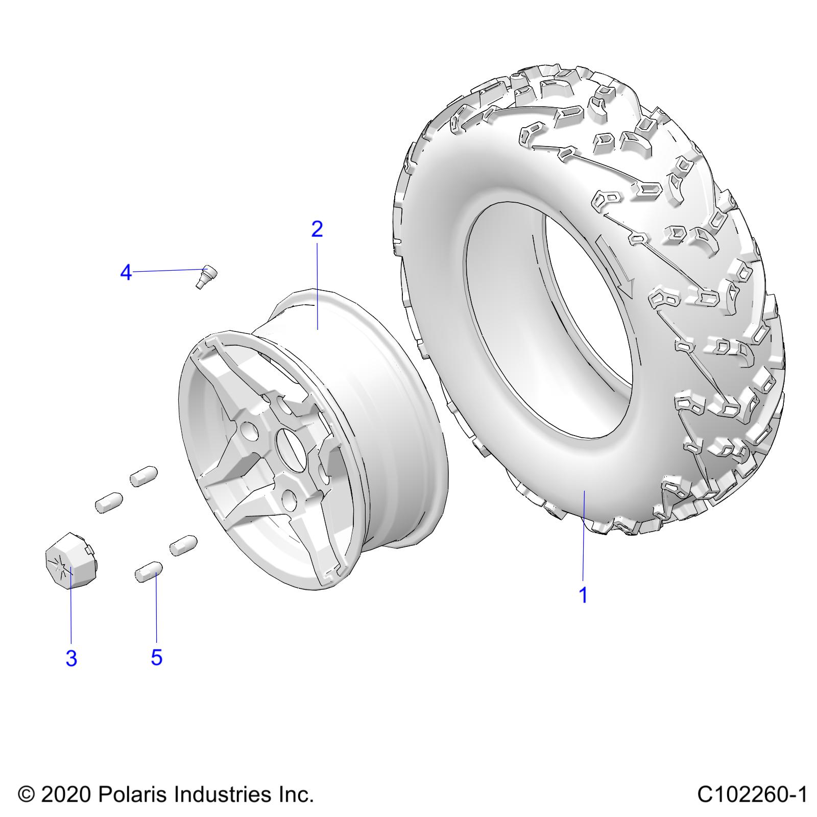 Part Number : 1522456-458 14 X 5.5 FRONT WHEEL  MATTE BL