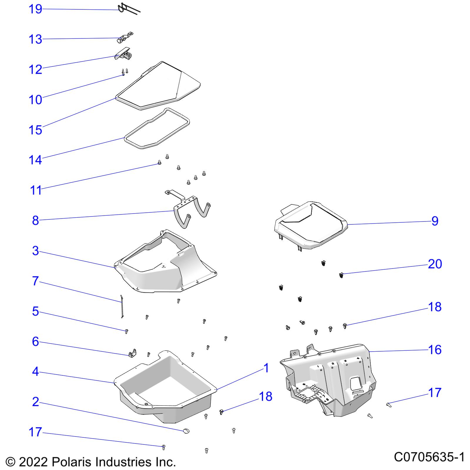 Part Number : 5459099 PANEL-COVER STORAGE CENTER