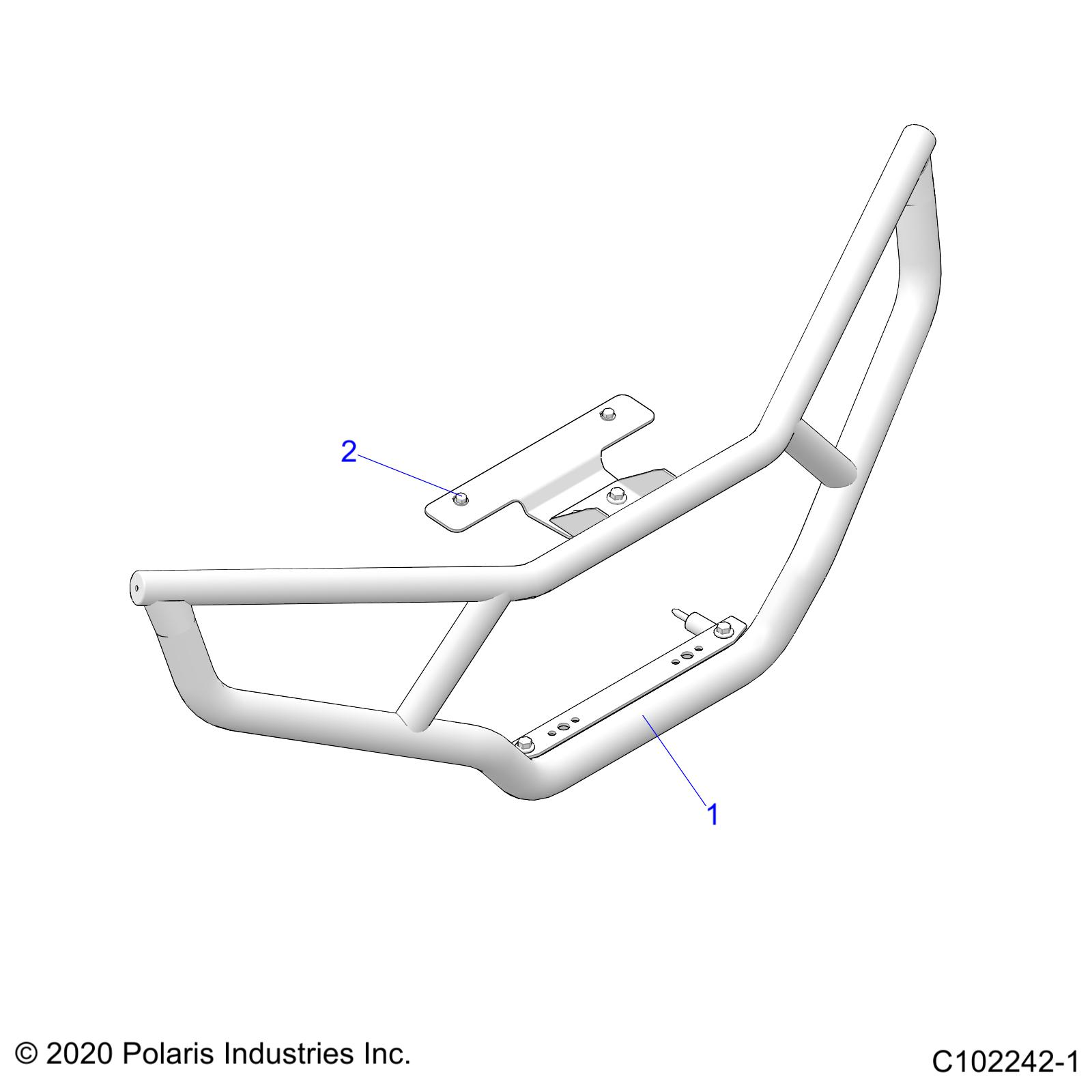 Foto diagrama Polaris que contem a peça 2205225