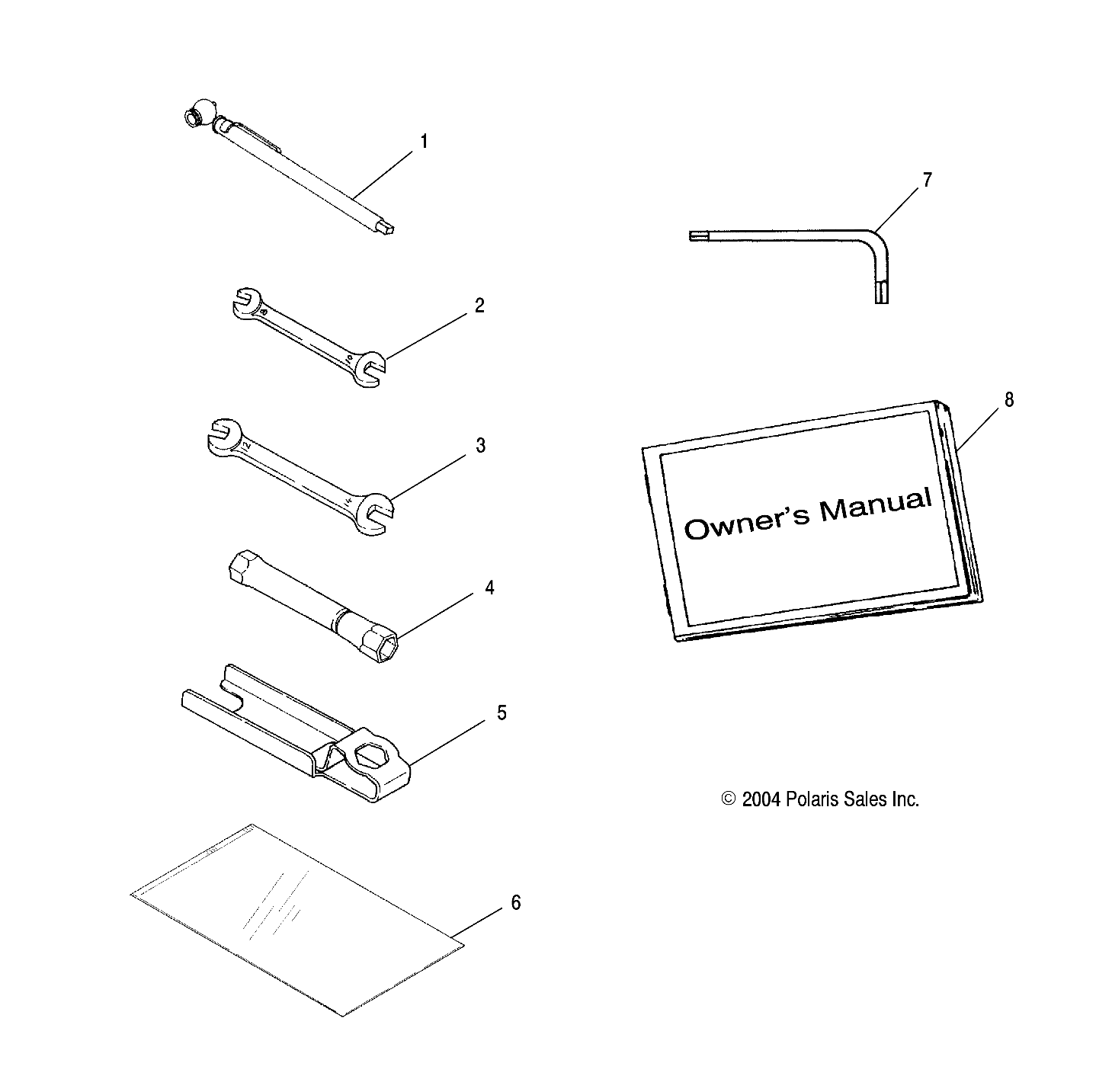 Foto diagrama Polaris que contem a peça 3085383