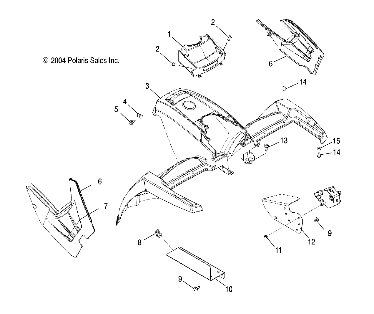 Part Number : 5248100 GUARD-SPLASH RH