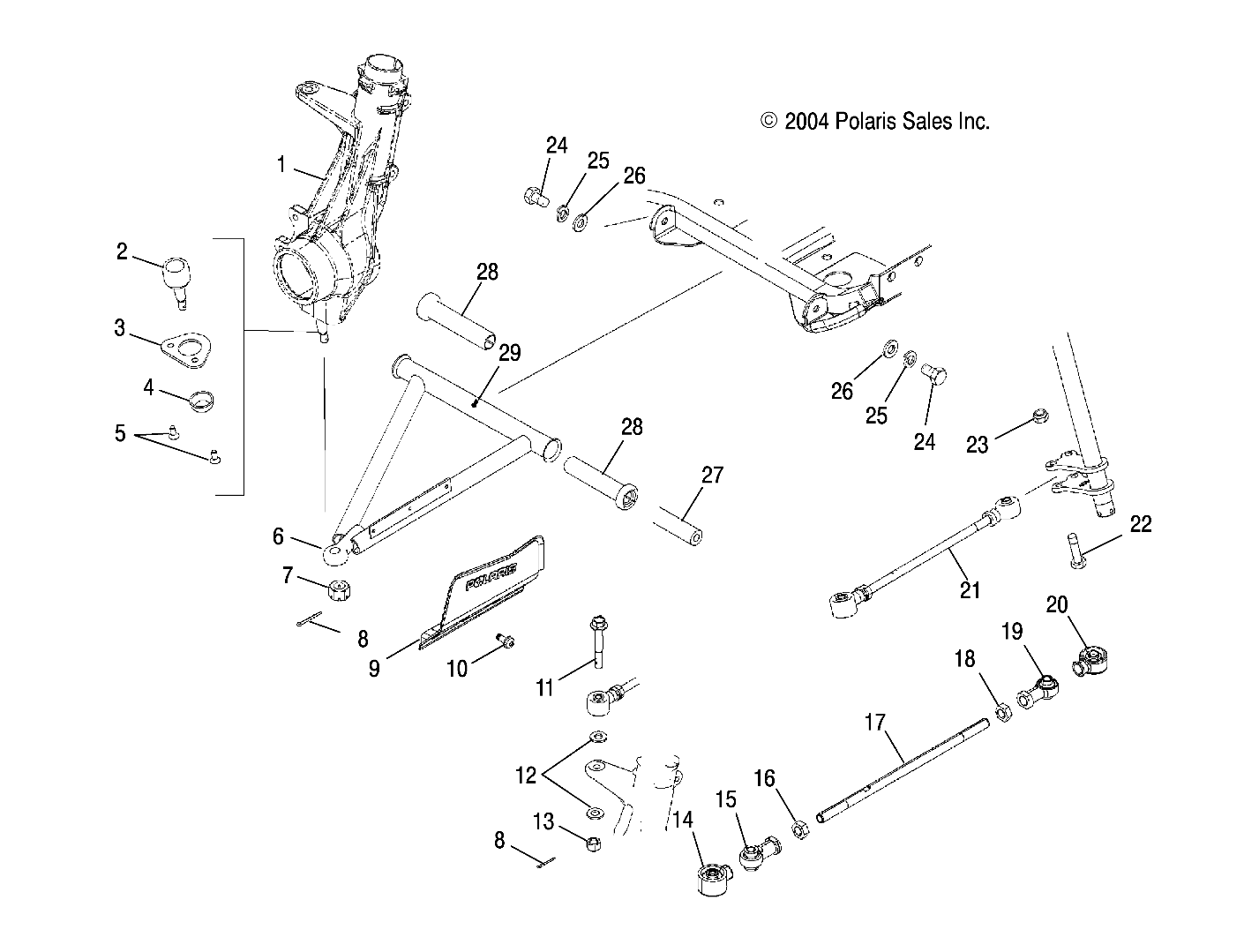 Part Number : 2202907 RIGHT HAND A FRAME KIT