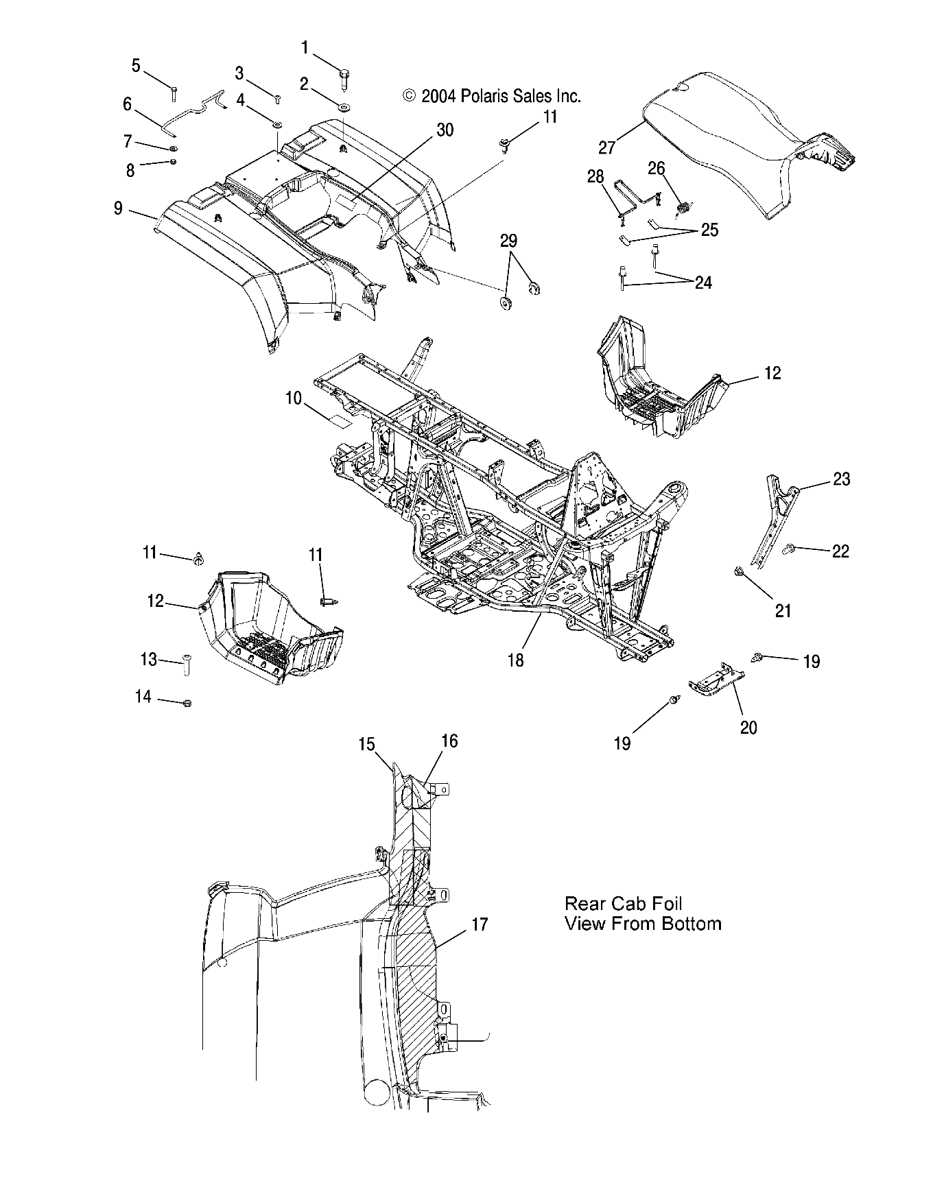 Part Number : 5812703 FOIL-FRONT TOP