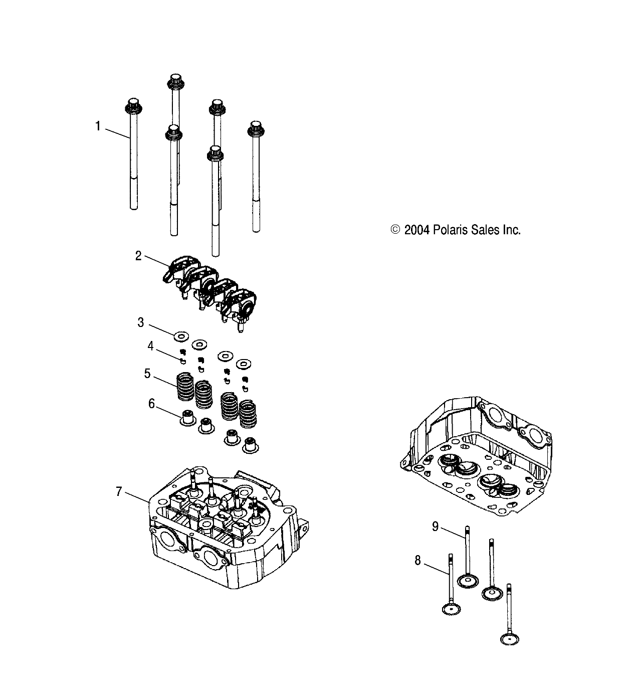 Part Number : 3021467 HEAD-CYLINDER