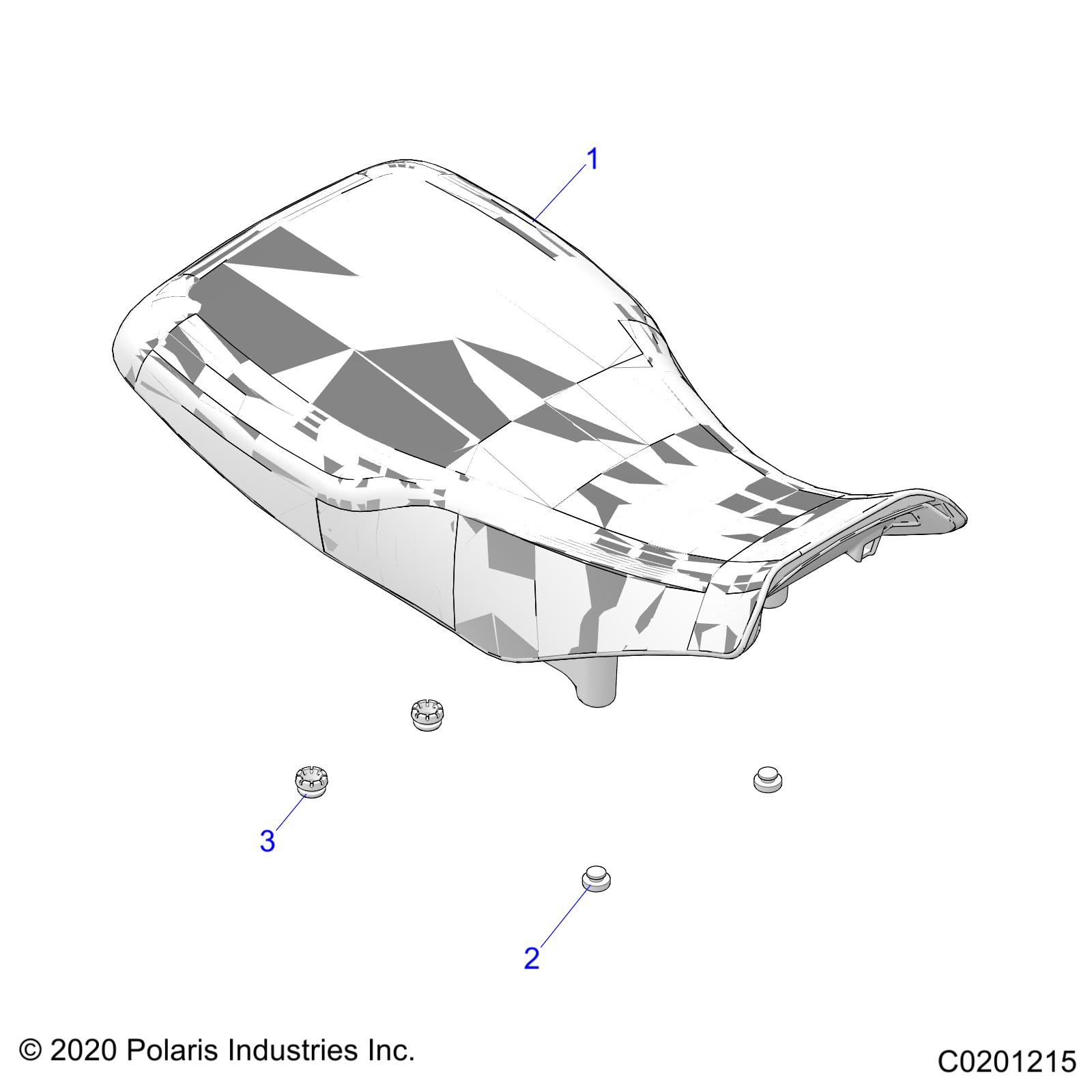 Foto diagrama Polaris que contem a peça 5412982