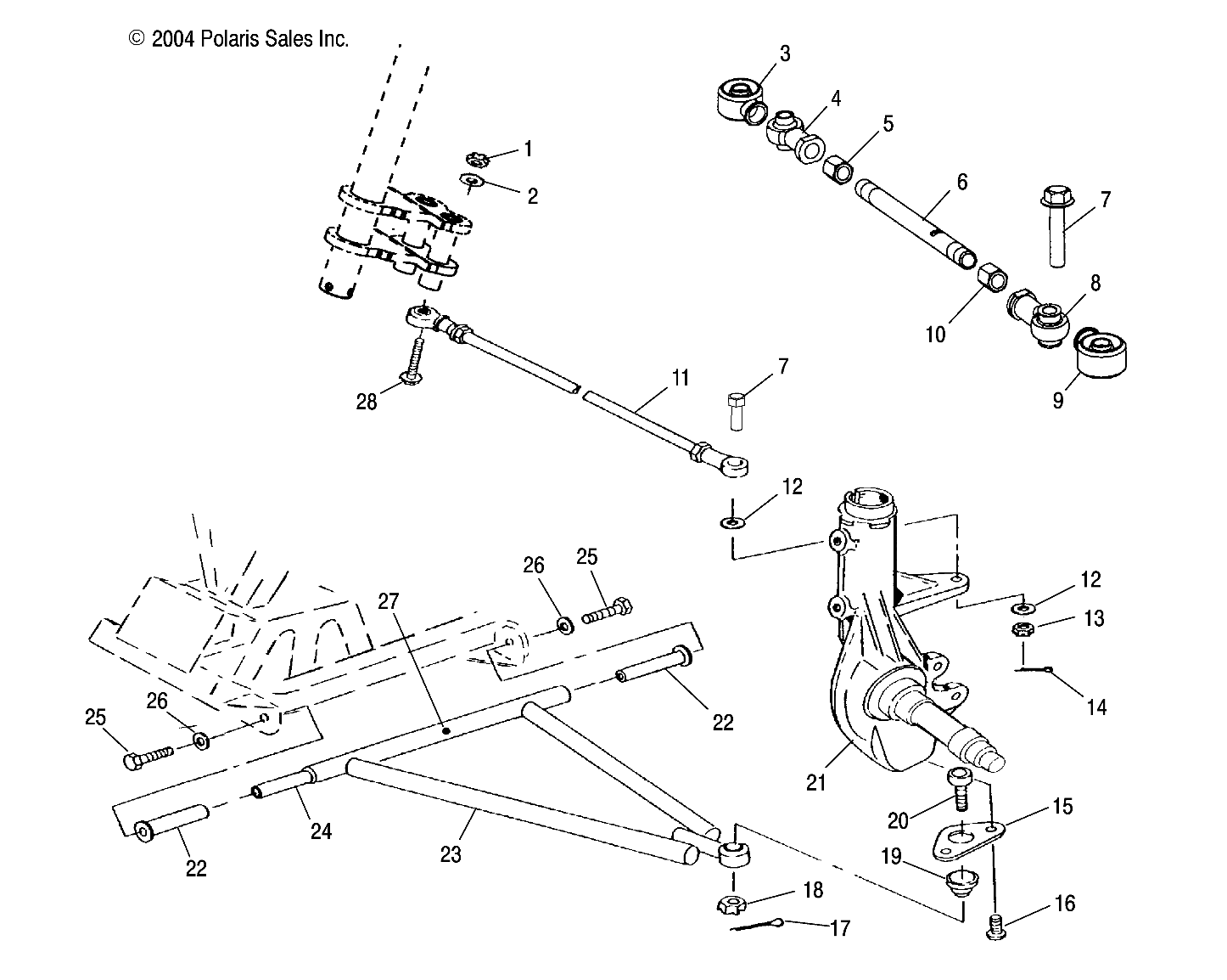 Part Number : 2202278 A-FRAME KIT  LEFT