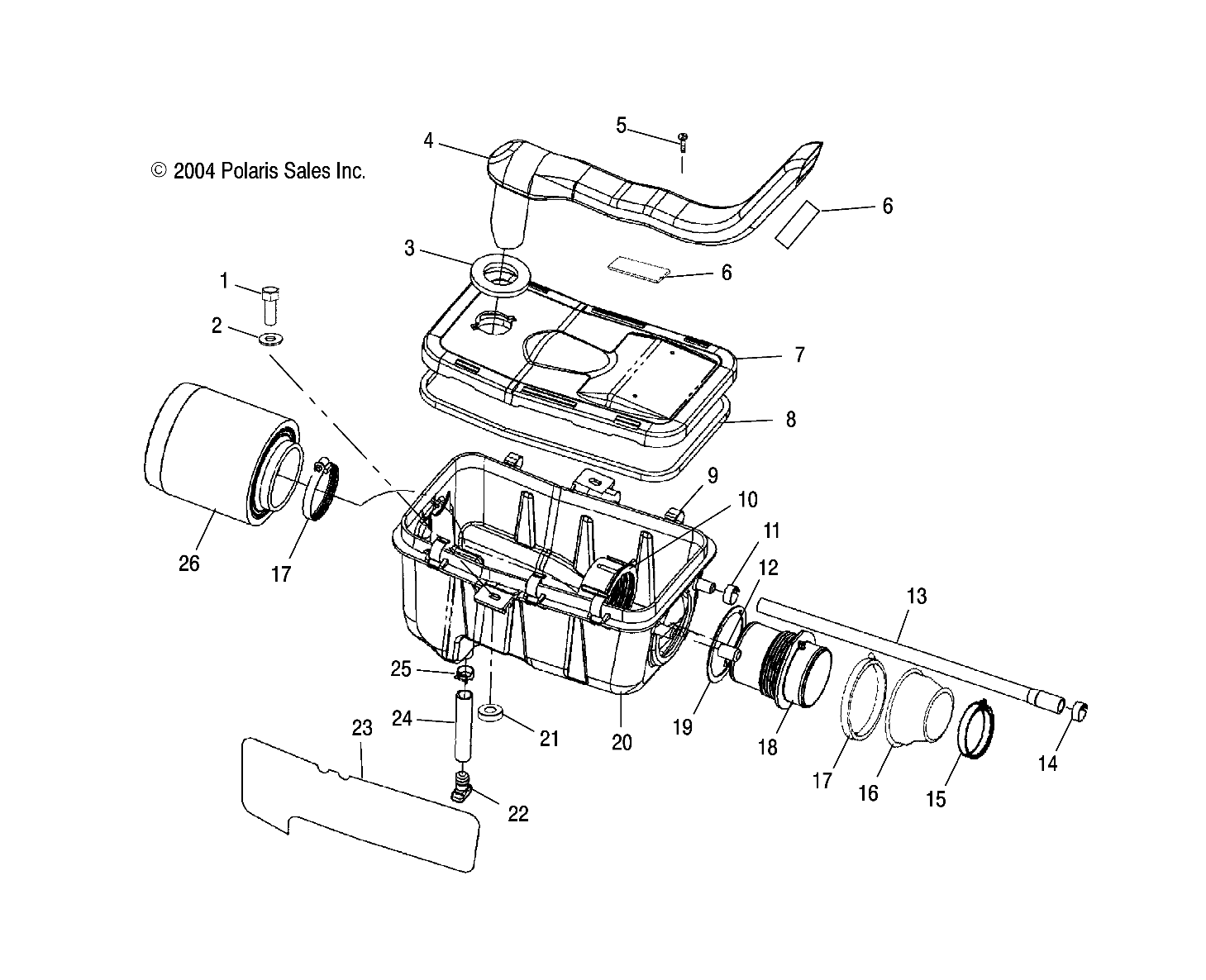 Part Number : 5435758 BOX-AIR INTAKE