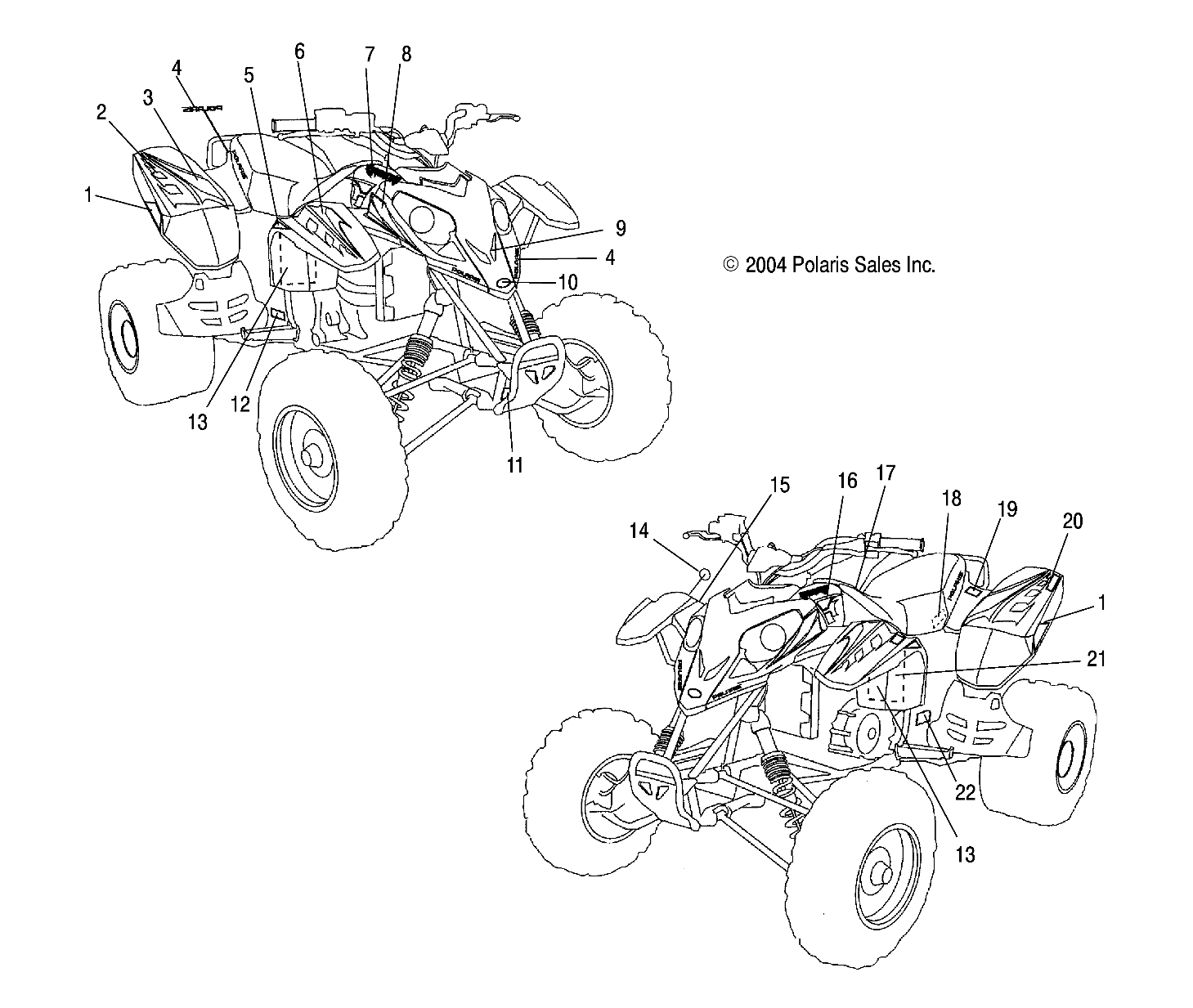 Part Number : 7172855 DECAL-RR.FENDER OUTSIDE LH