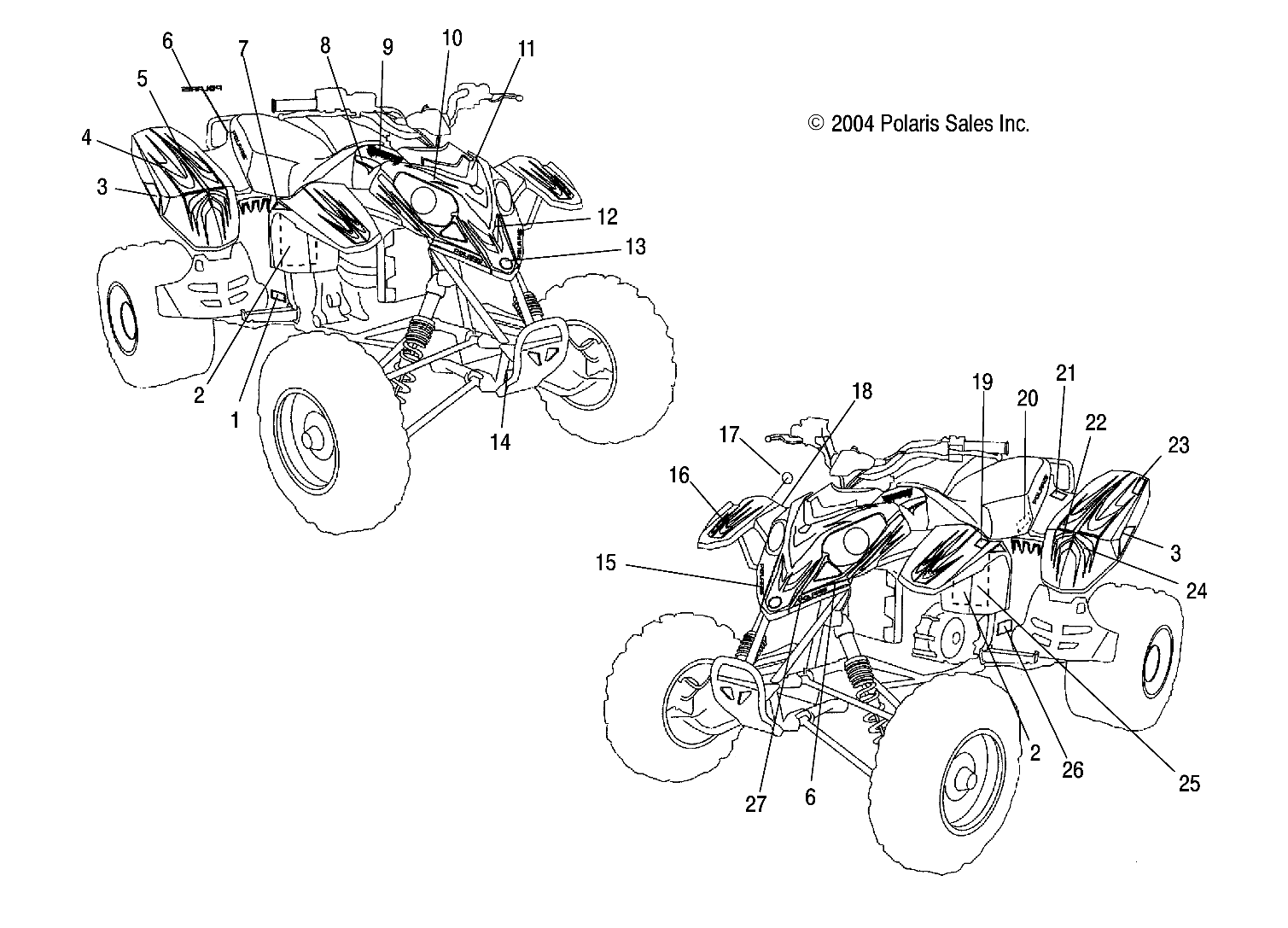 Part Number : 7172735 DECAL-FRONT COVER  HD