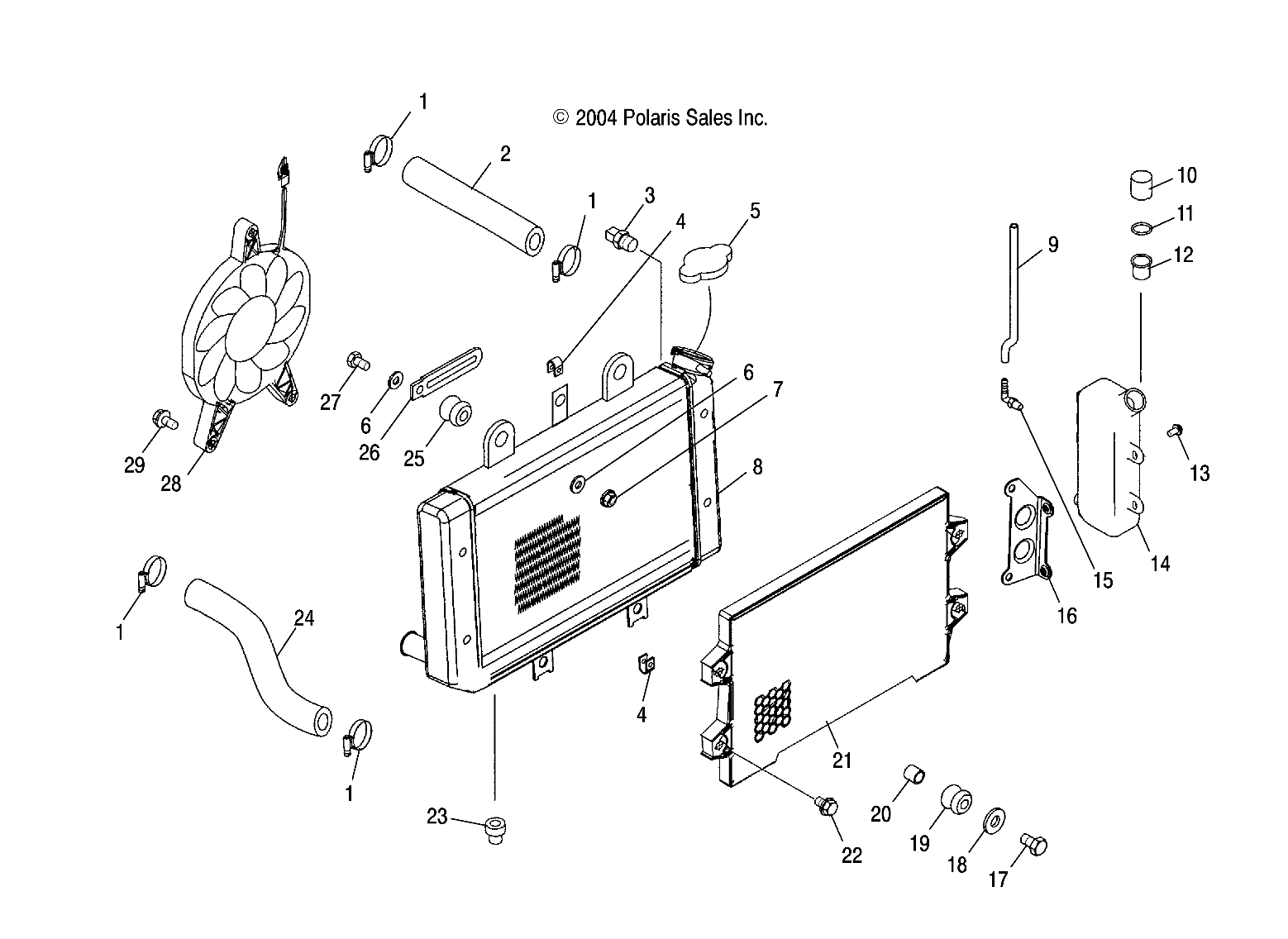 Part Number : 5435881 SCREEN-RADIATOR