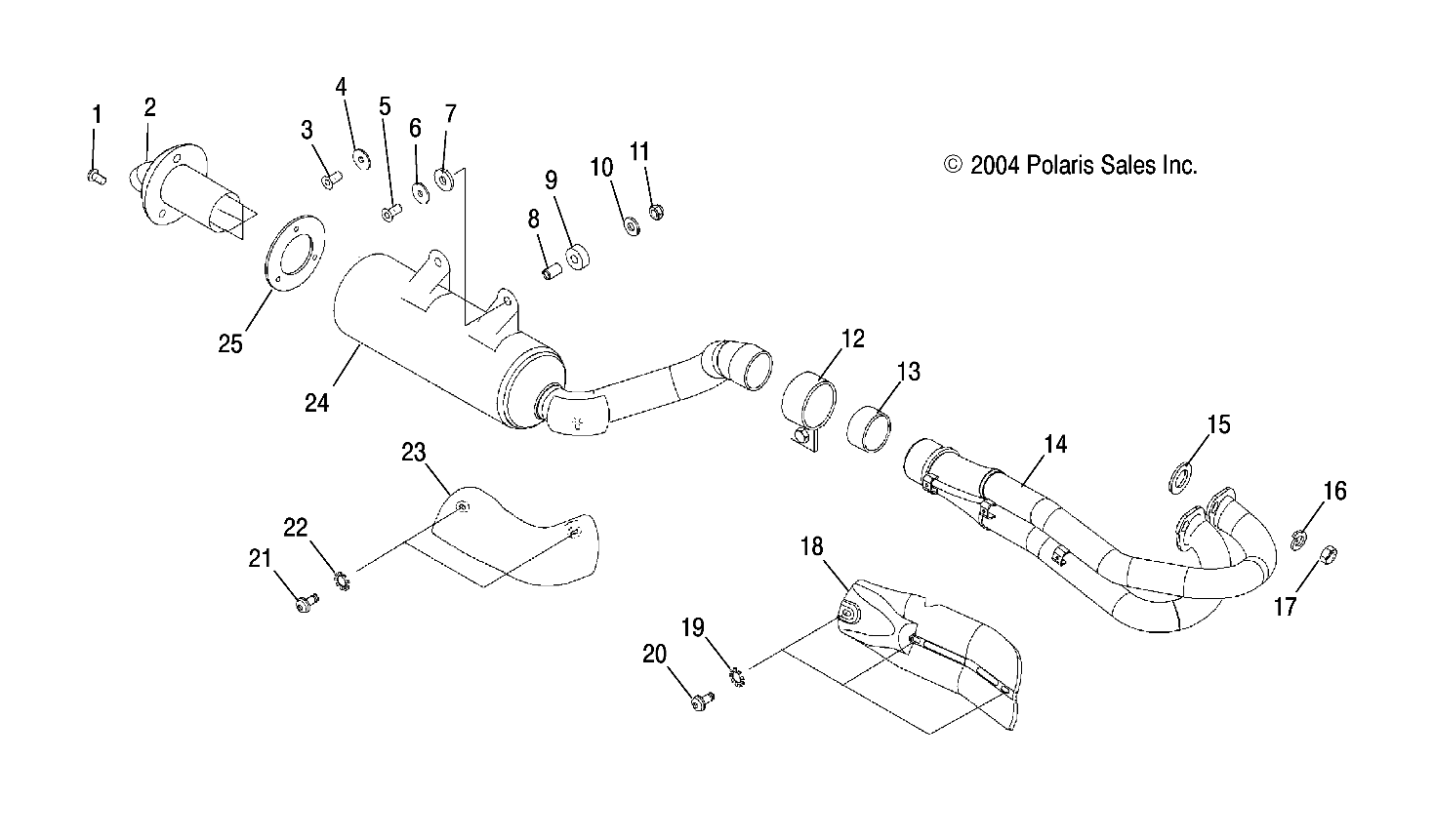 Part Number : 1261318-029 HEADPIPE BLK