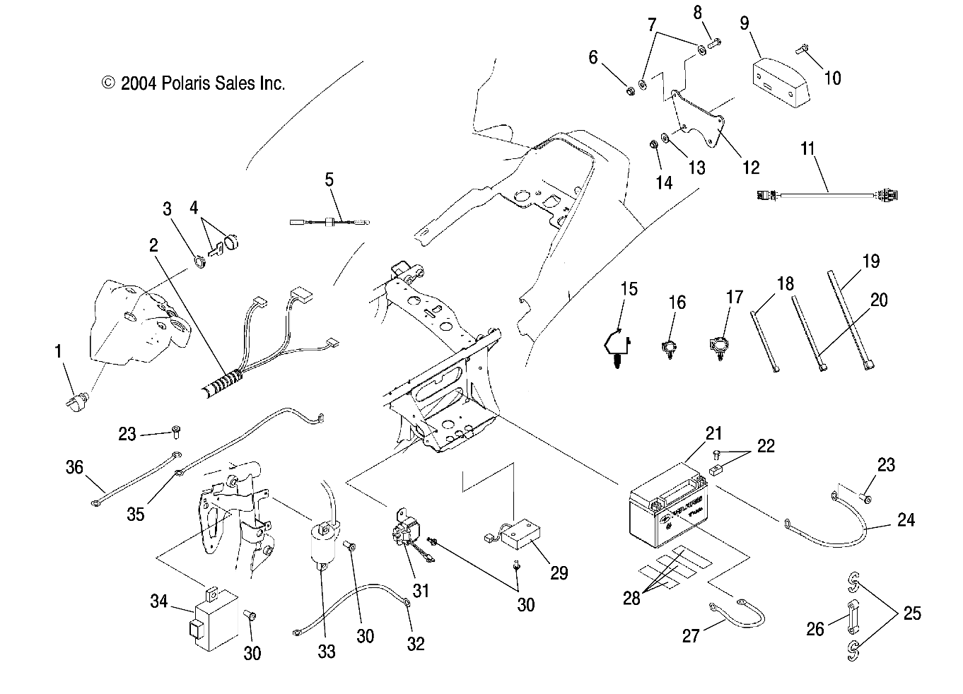 Part Number : 2410527 HARNESS-MAIN PREDATOR