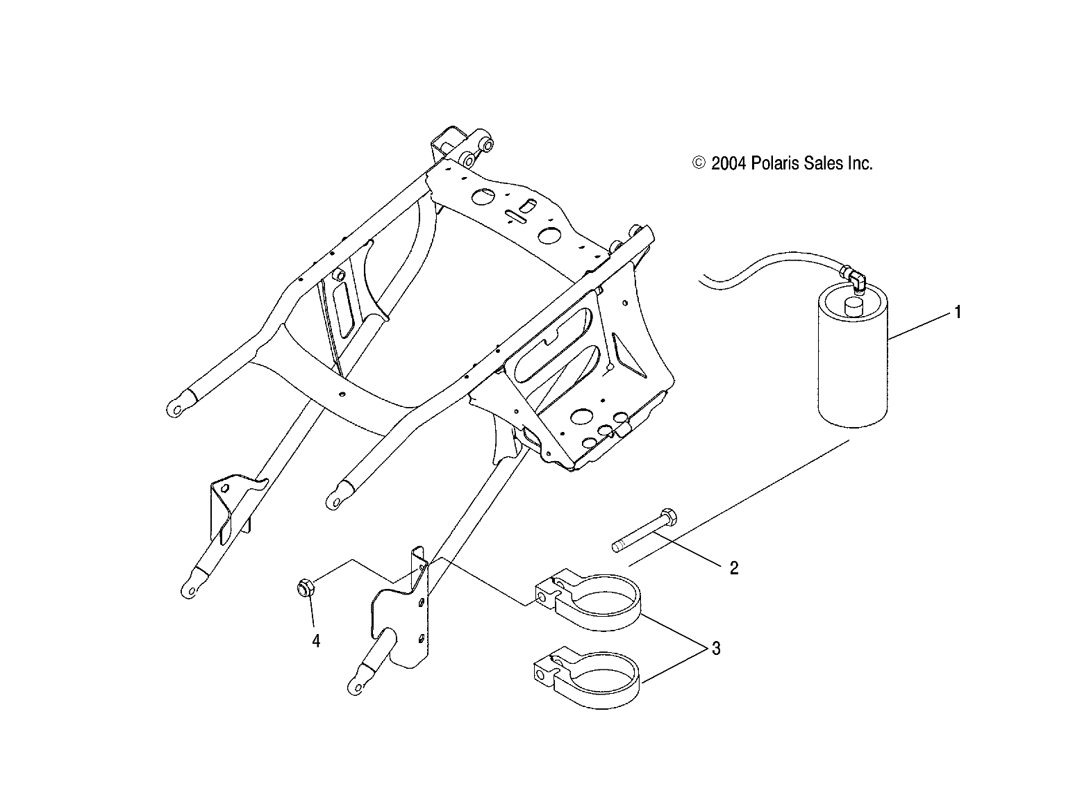 Part Number : 5132968 CLAMP-RESERVOIR