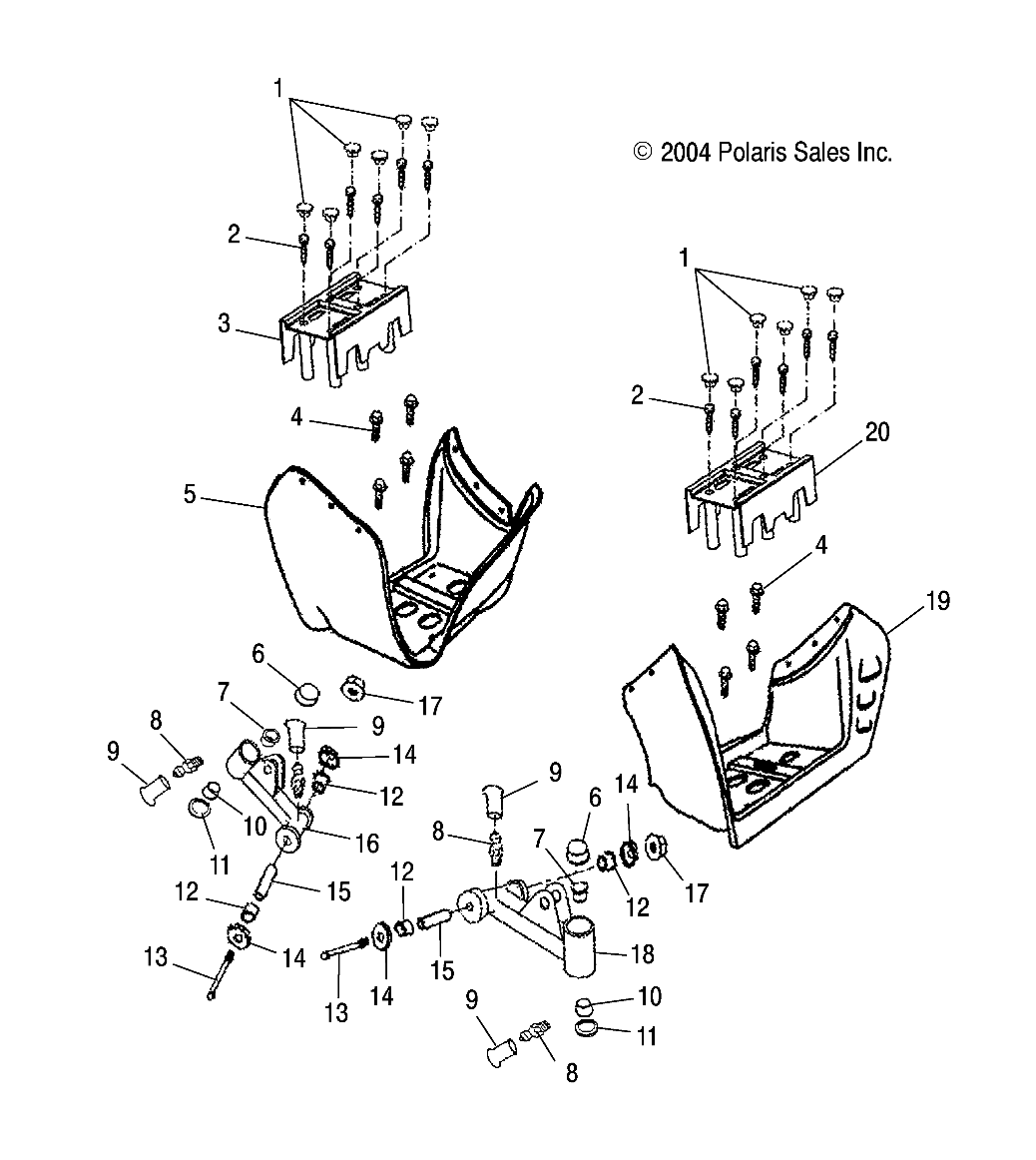 Part Number : 0452049 REMOVEABLE FOOTWELL  LEFT