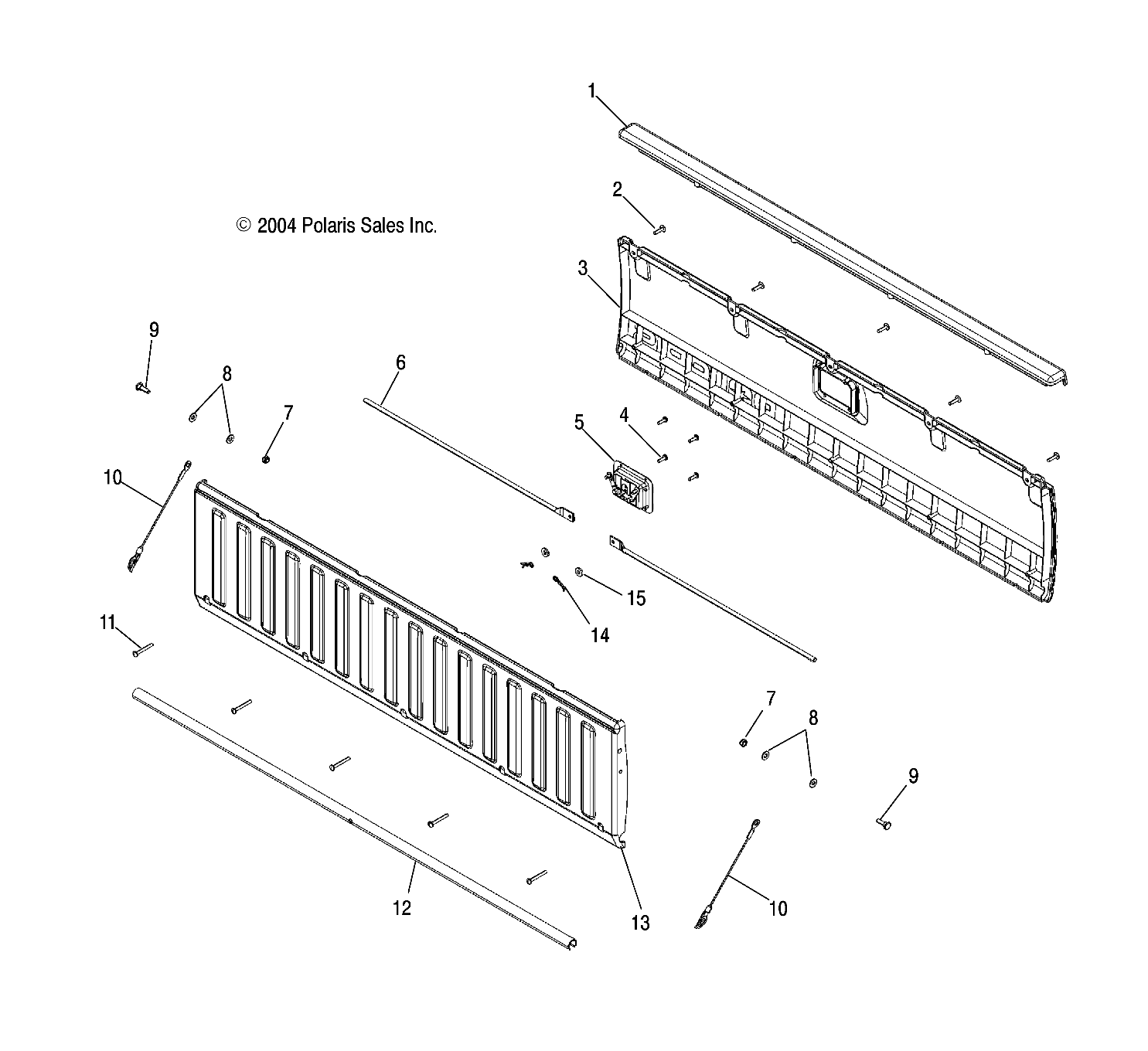 Part Number : 5134469 TAILGATE TUBE