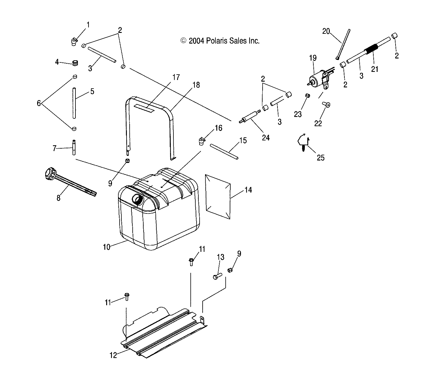 Part Number : 5247174-067 BRKT-FUEL TANK MNT BLK