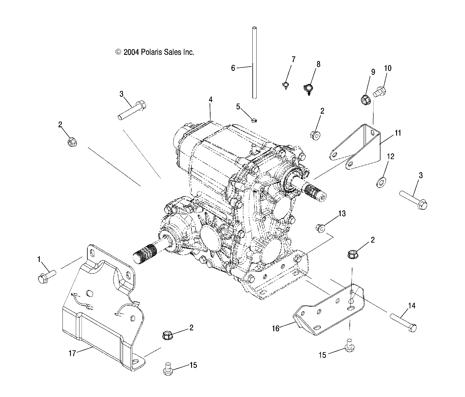 Part Number : 5248198 BRKT-TRANNY MNT REAR